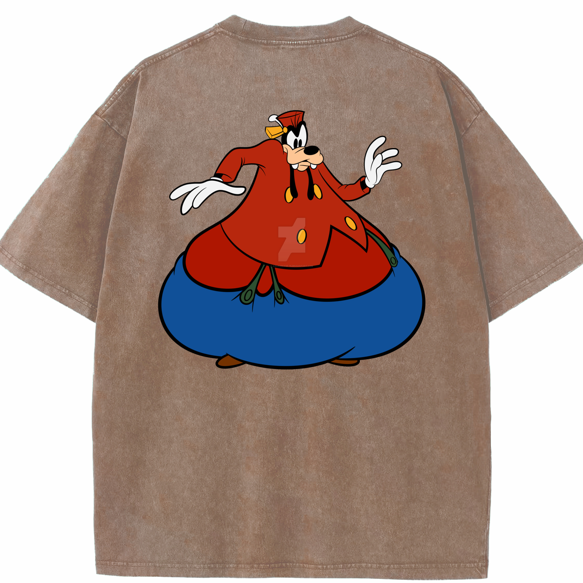 （画像用） ミッキーマウス Mickey Mouse 綿100% ヴィンテージ風 半袖Tシャツ（背面プリント）