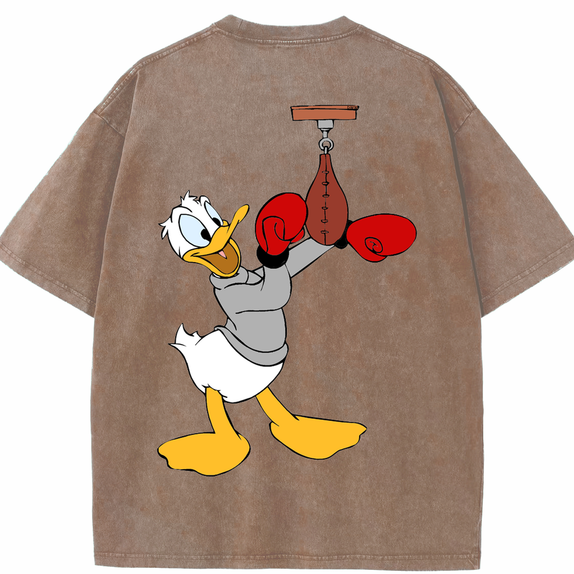 （画像用） ミッキーマウス Mickey Mouse 綿100% ヴィンテージ風 半袖Tシャツ（背面プリント）