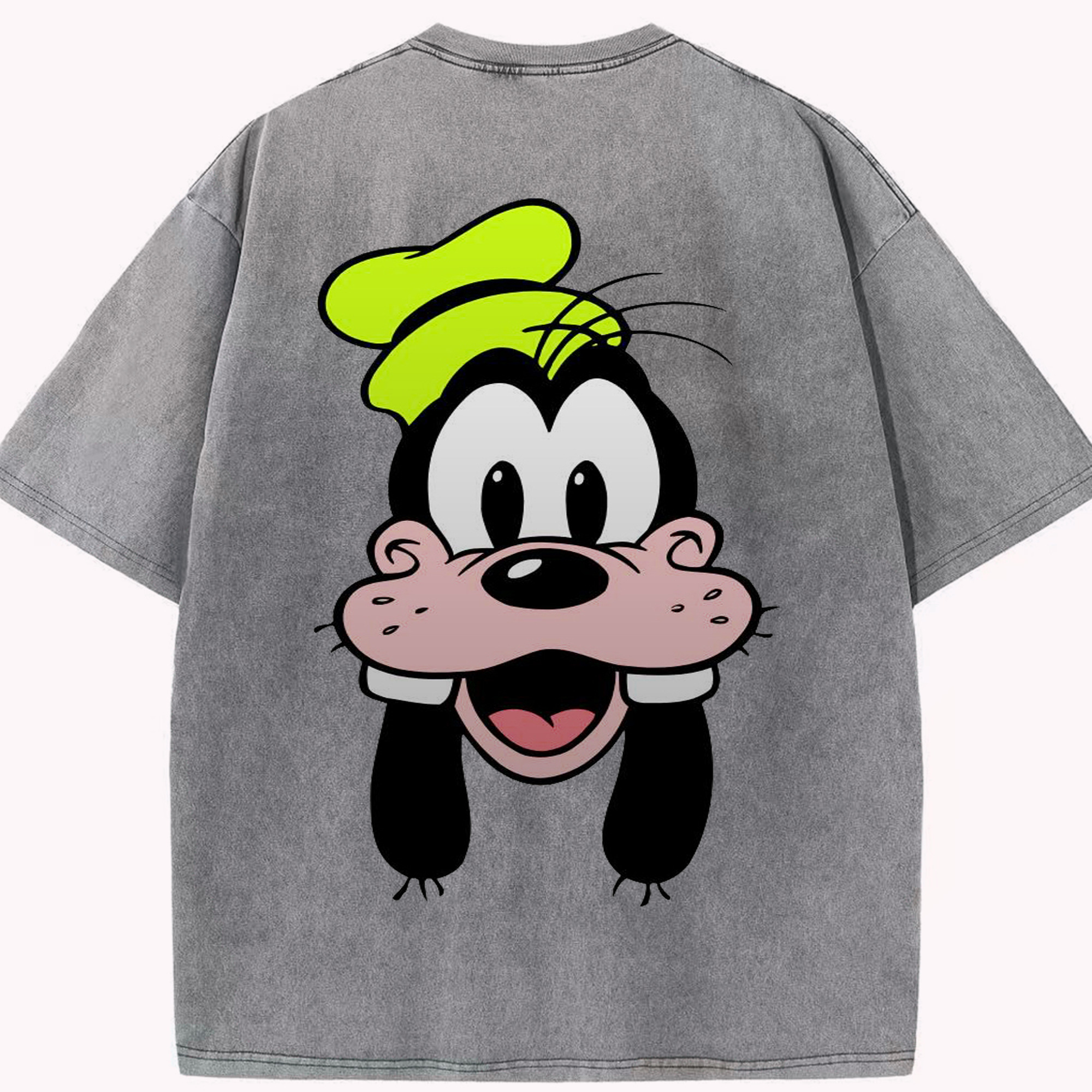 （画像用） ミッキーマウス Mickey Mouse 綿100% ヴィンテージ風 半袖Tシャツ（背面プリント）