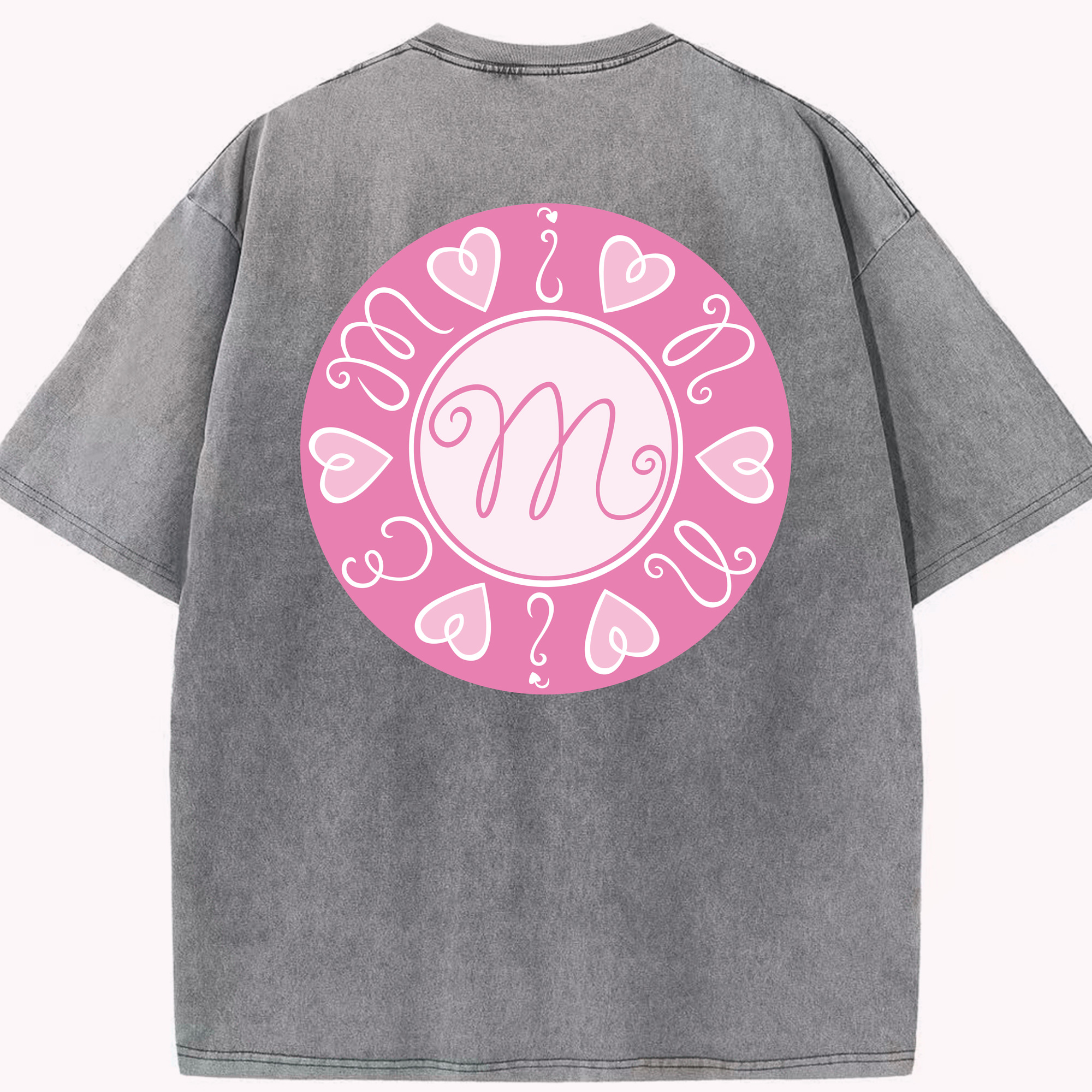 （画像用） ミッキーマウス Mickey Mouse 綿100% ヴィンテージ風 半袖Tシャツ（背面プリント）