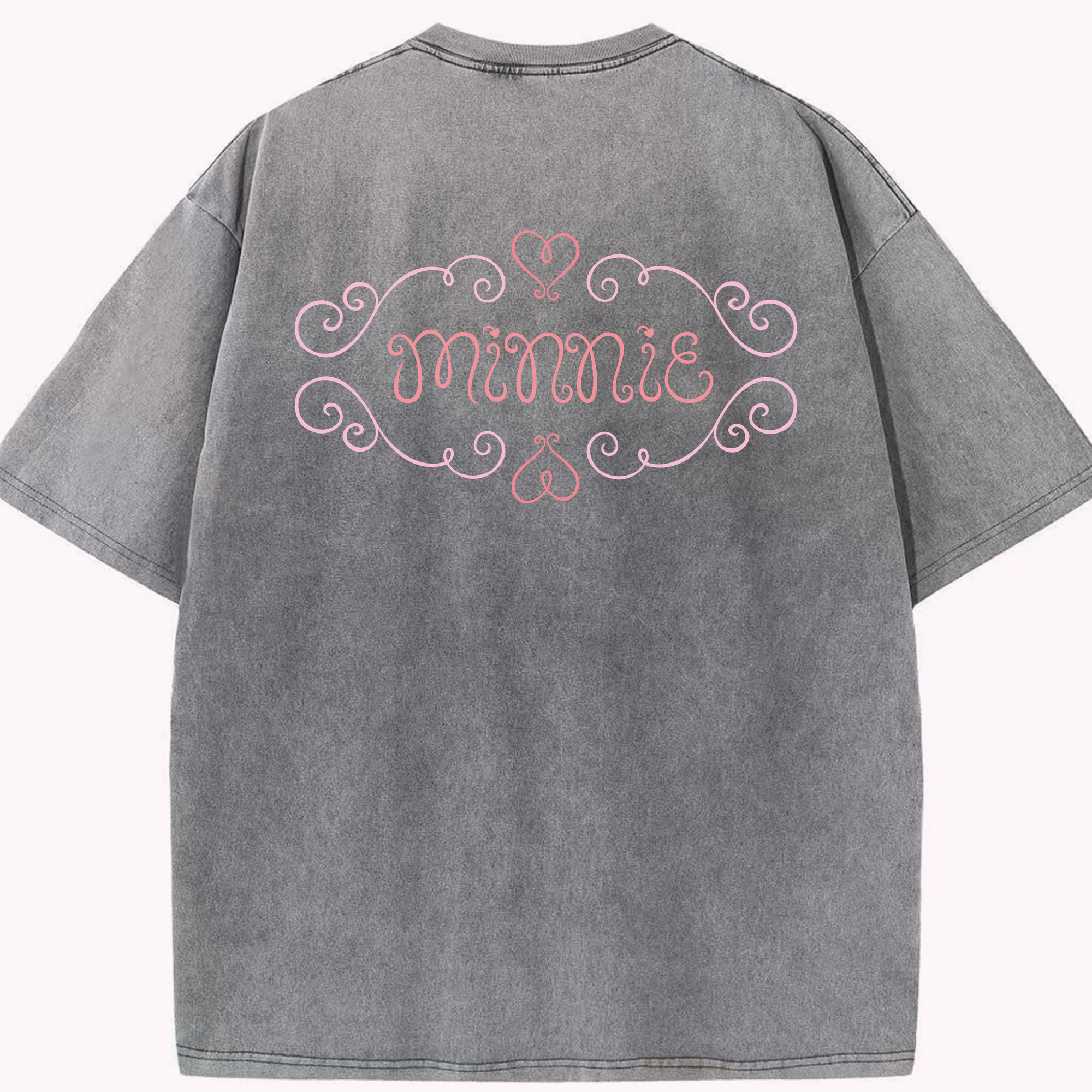 （画像用） ミッキーマウス Mickey Mouse 綿100% ヴィンテージ風 半袖Tシャツ（背面プリント）