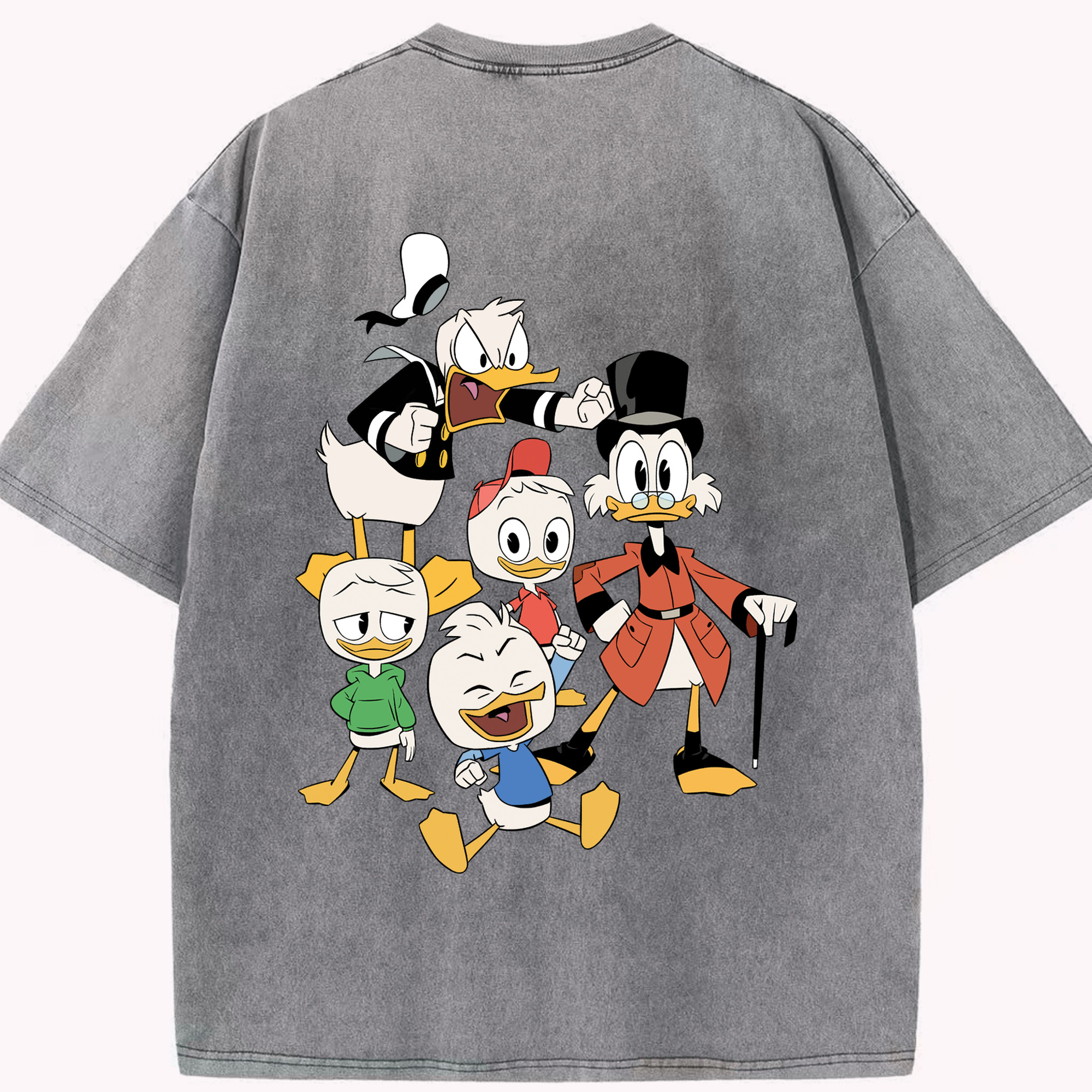（画像用） ミッキーマウス Mickey Mouse 綿100% ヴィンテージ風 半袖Tシャツ（背面プリント）
