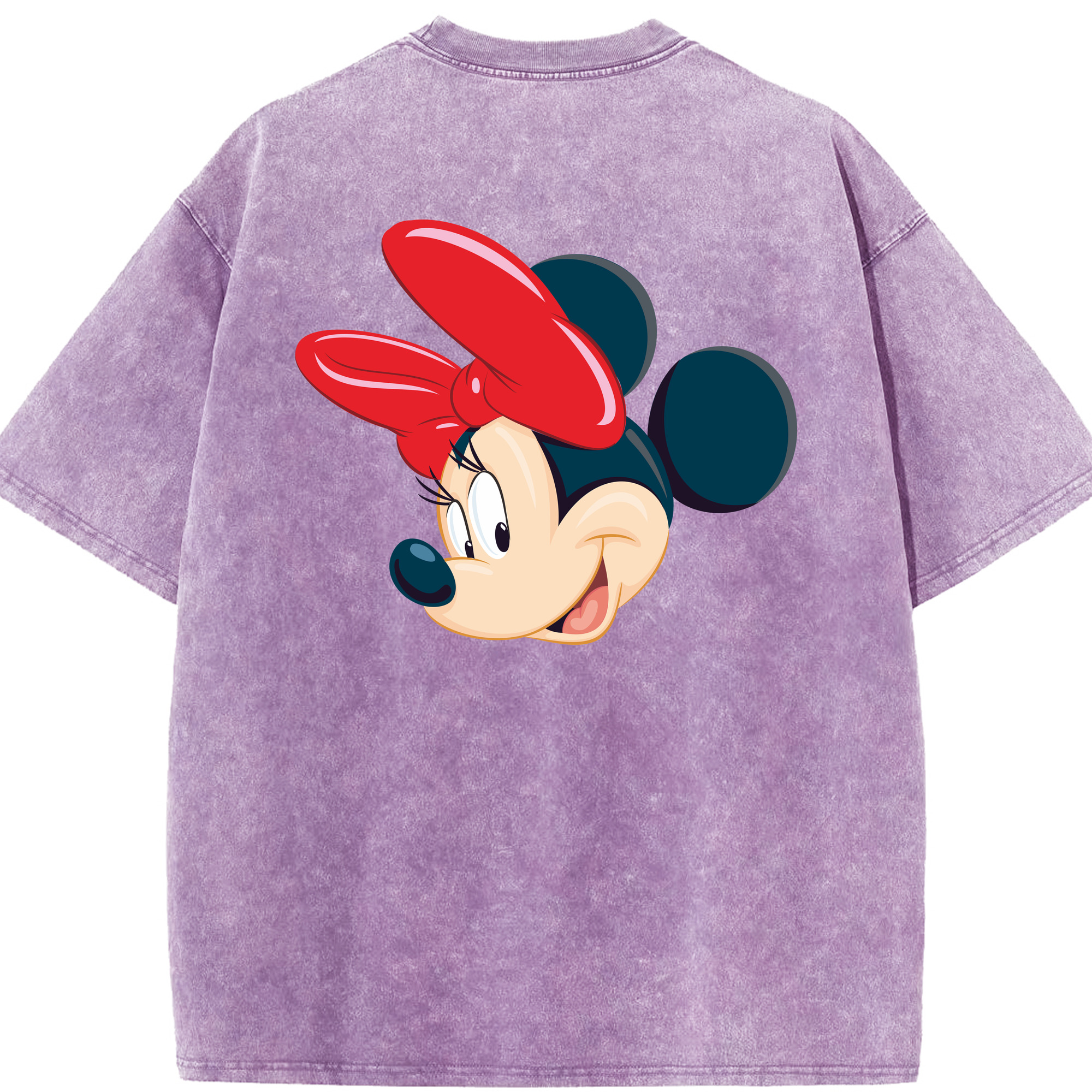 （画像用） ミッキーマウス Mickey Mouse 綿100% ヴィンテージ風 半袖Tシャツ（背面プリント）