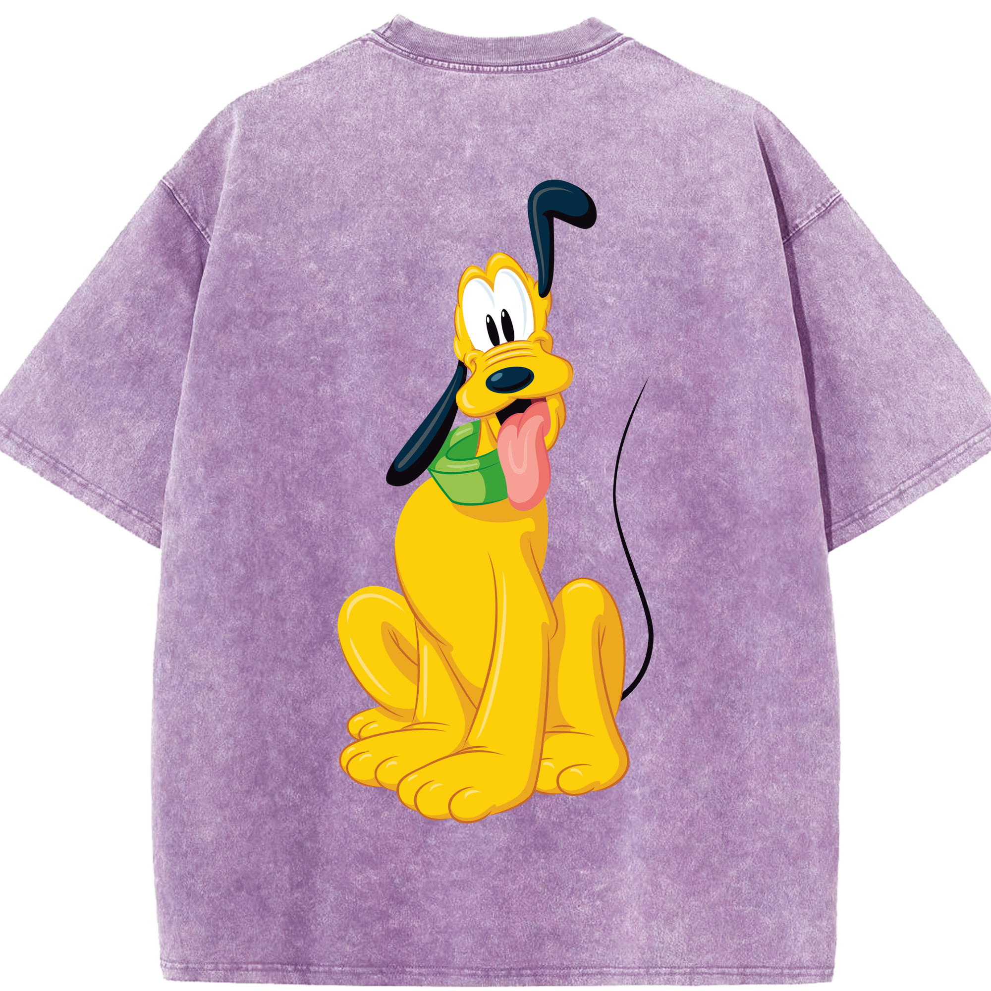 （画像用） ミッキーマウス Mickey Mouse 綿100% ヴィンテージ風 半袖Tシャツ（背面プリント）