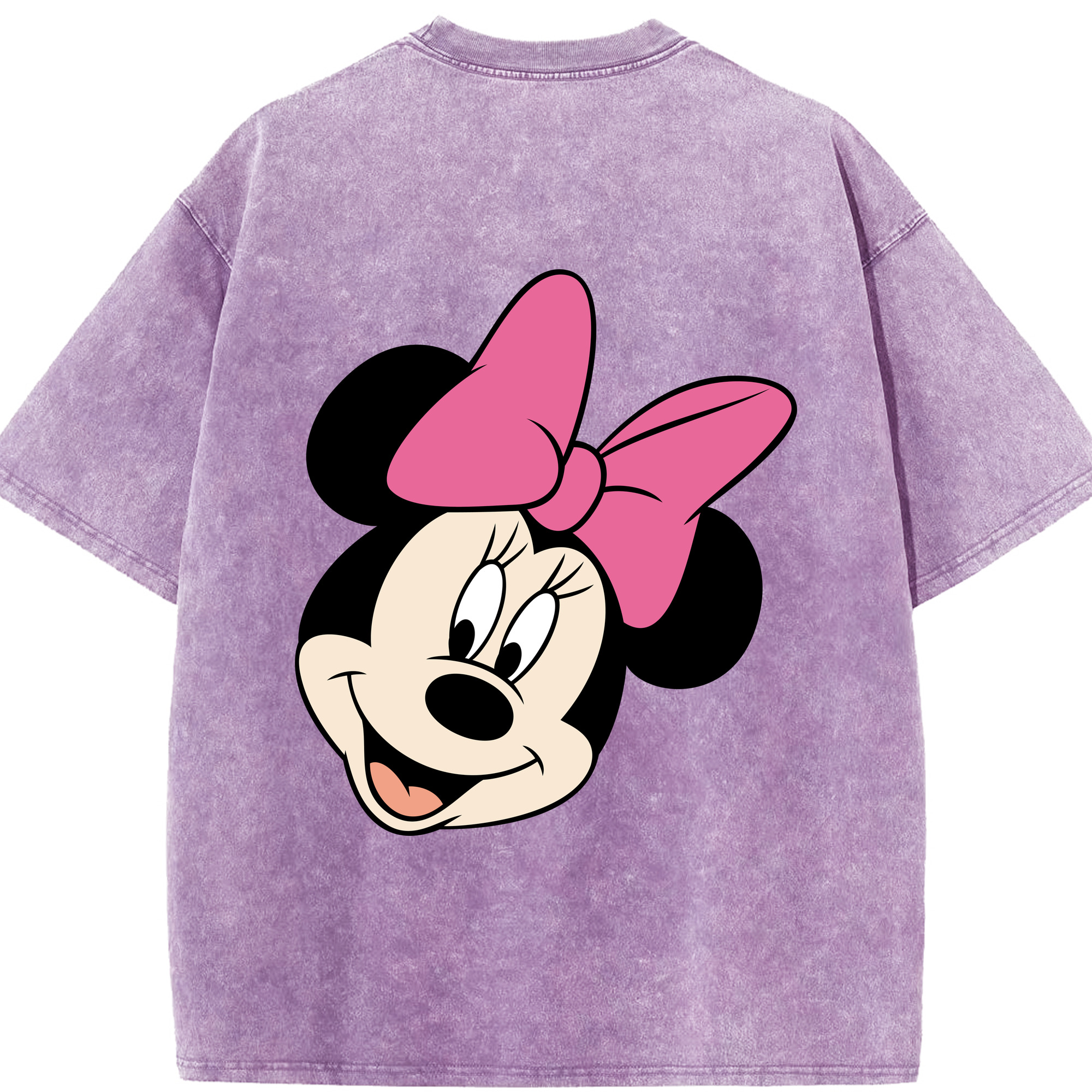 （画像用） ミッキーマウス Mickey Mouse 綿100% ヴィンテージ風 半袖Tシャツ（背面プリント）