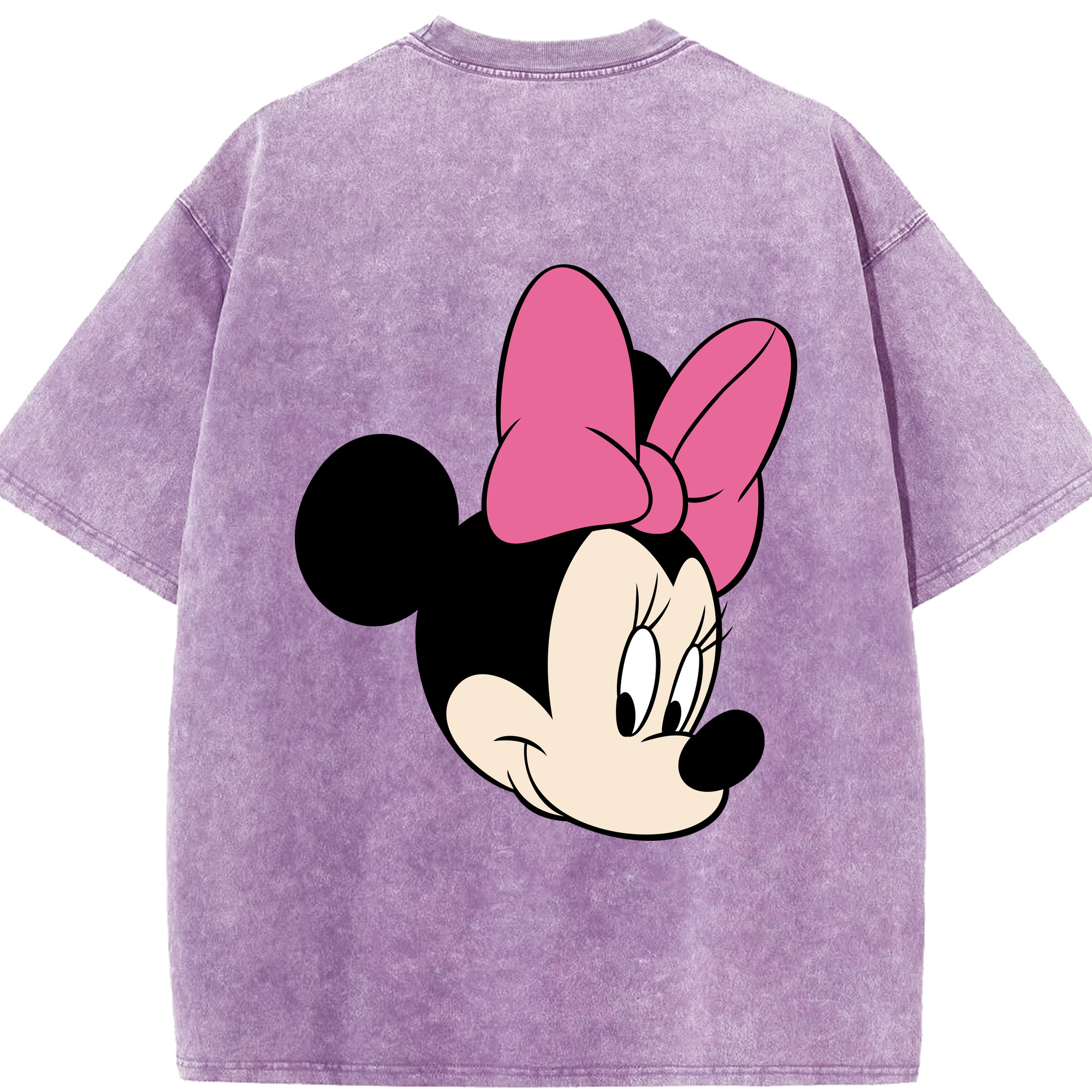 （画像用） ミッキーマウス Mickey Mouse 綿100% ヴィンテージ風 半袖Tシャツ（背面プリント）