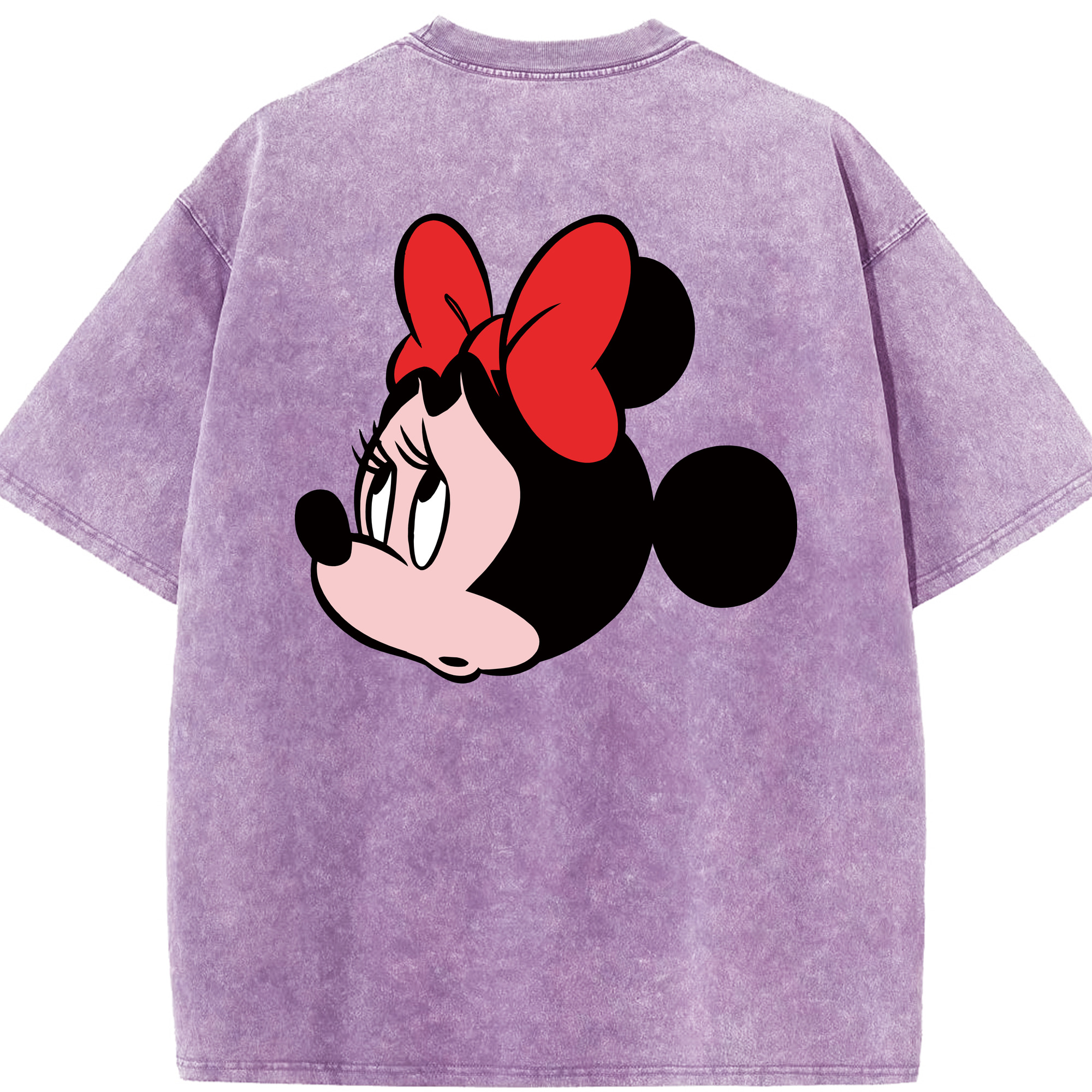 （画像用） ミッキーマウス Mickey Mouse 綿100% ヴィンテージ風 半袖Tシャツ（背面プリント）