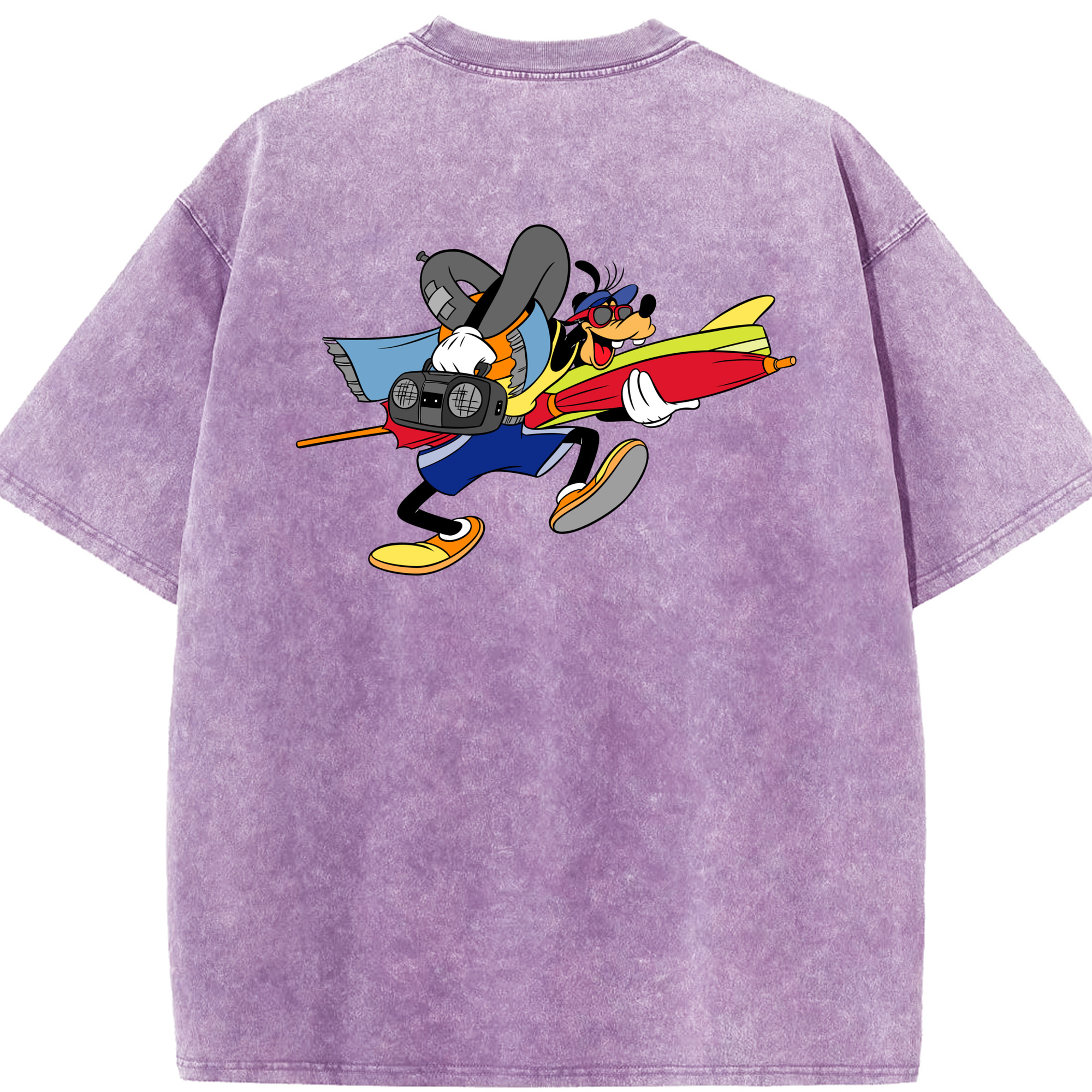（画像用） ミッキーマウス Mickey Mouse 綿100% ヴィンテージ風 半袖Tシャツ（背面プリント）