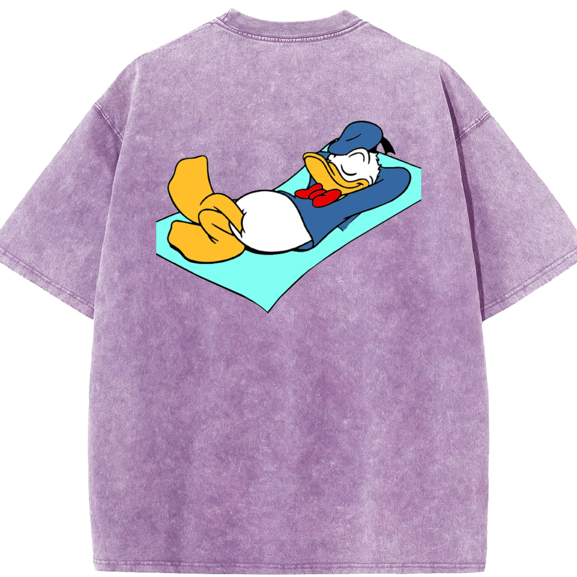 （画像用） ミッキーマウス Mickey Mouse 綿100% ヴィンテージ風 半袖Tシャツ（背面プリント）