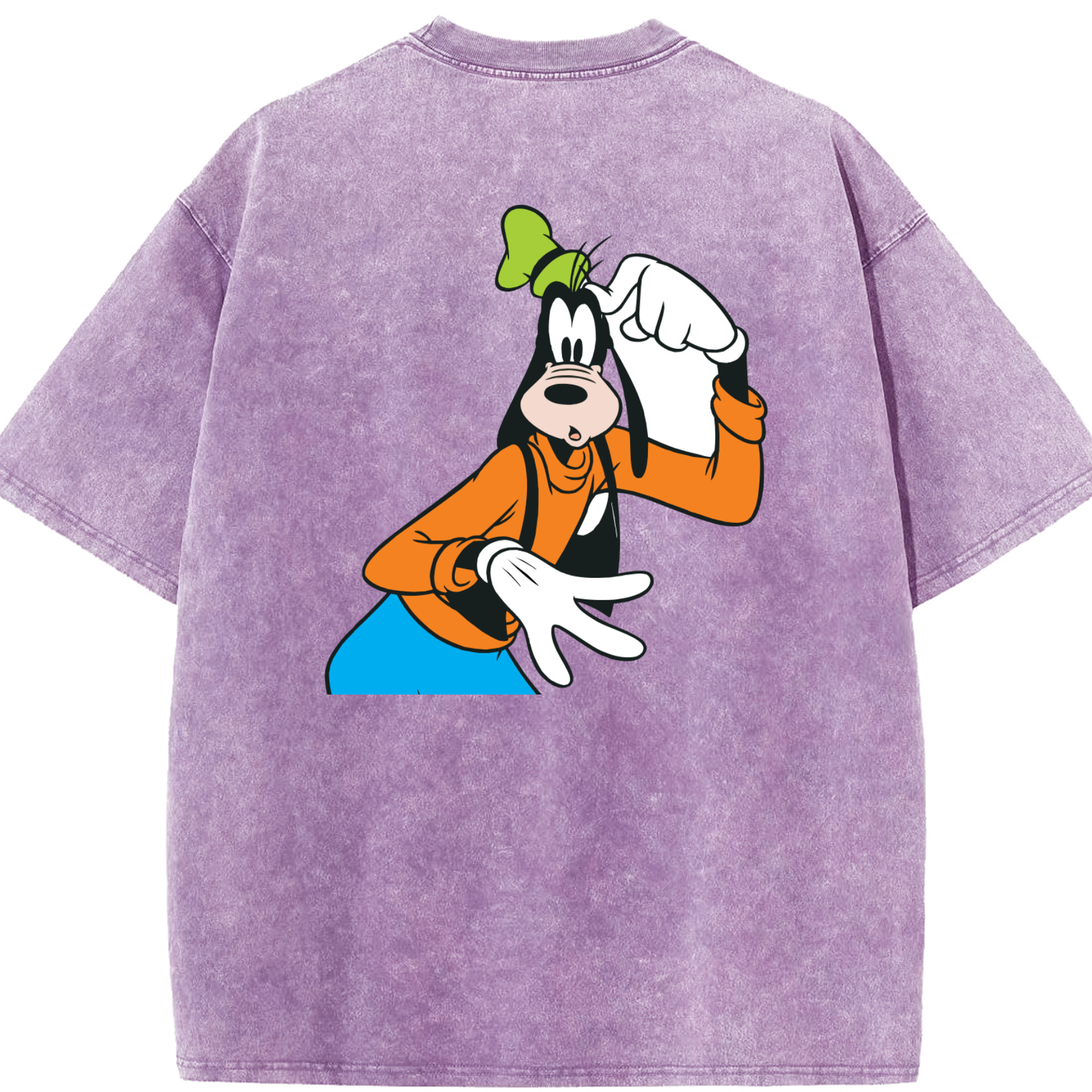 （画像用） ミッキーマウス Mickey Mouse 綿100% ヴィンテージ風 半袖Tシャツ（背面プリント）