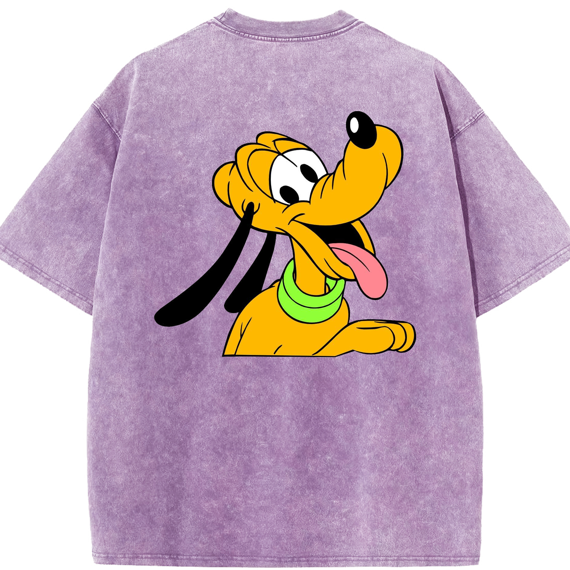 （画像用） ミッキーマウス Mickey Mouse 綿100% ヴィンテージ風 半袖Tシャツ（背面プリント）