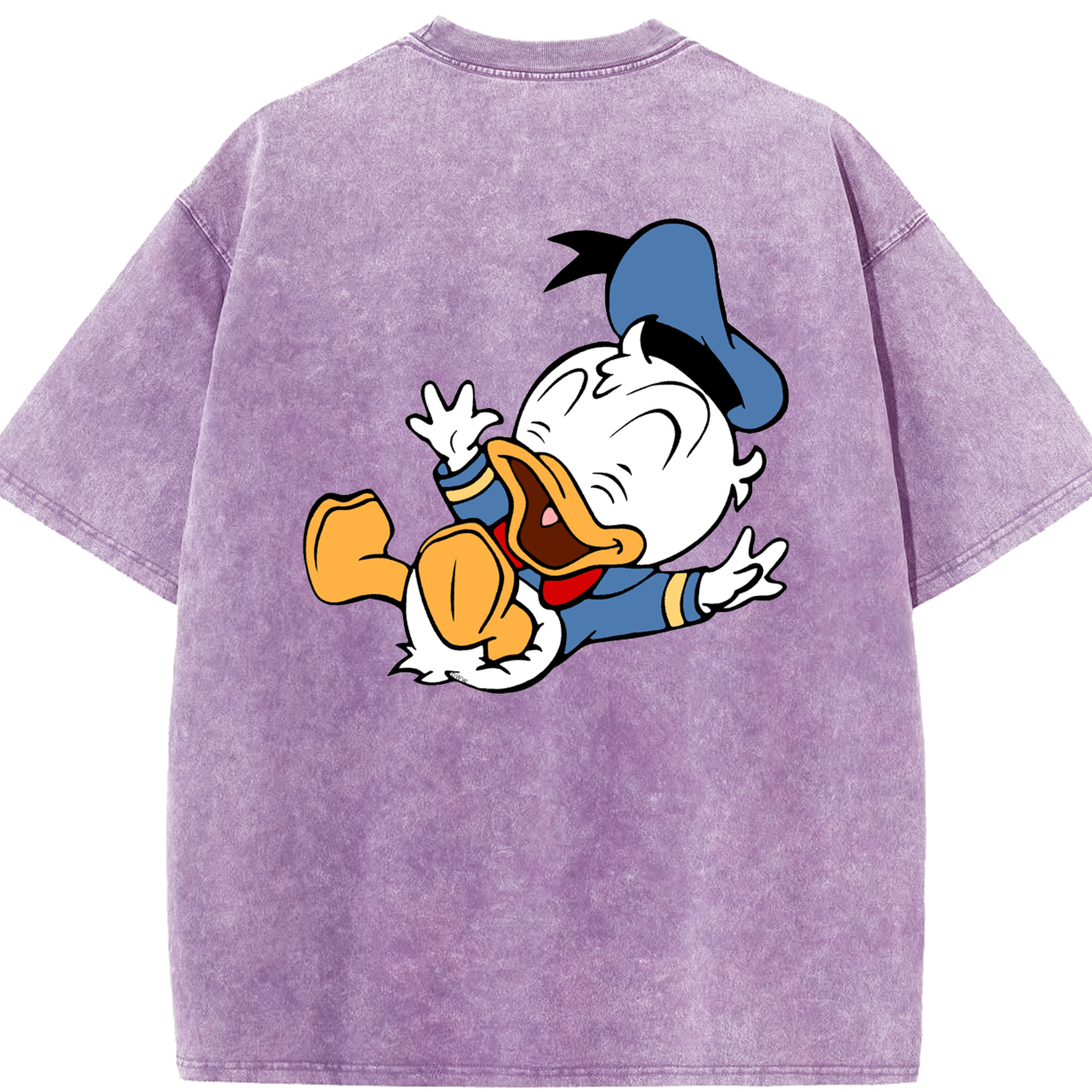 （画像用） ミッキーマウス Mickey Mouse 綿100% ヴィンテージ風 半袖Tシャツ（背面プリント）