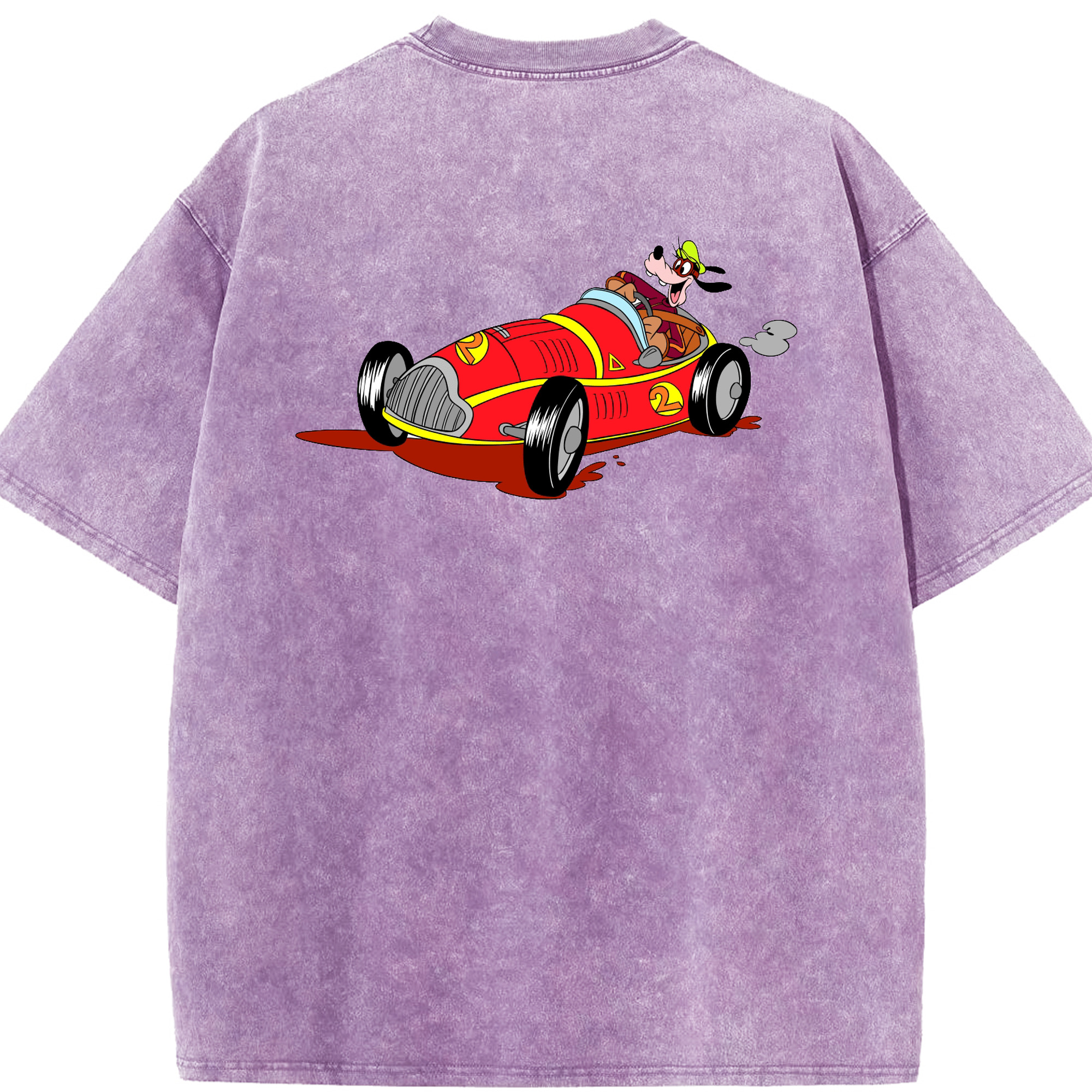 （画像用） ミッキーマウス Mickey Mouse 綿100% ヴィンテージ風 半袖Tシャツ（背面プリント）