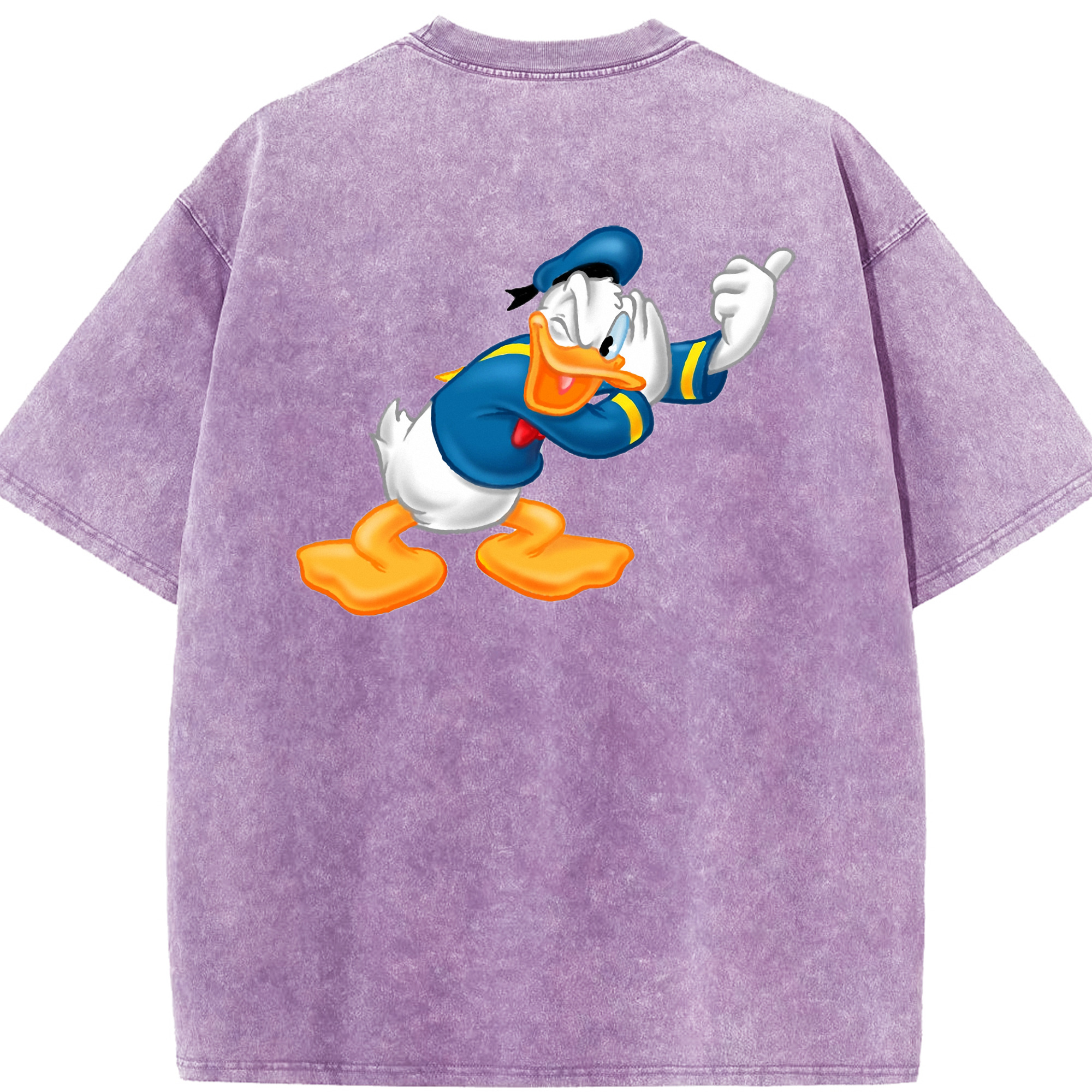（画像用） ミッキーマウス Mickey Mouse 綿100% ヴィンテージ風 半袖Tシャツ（背面プリント）