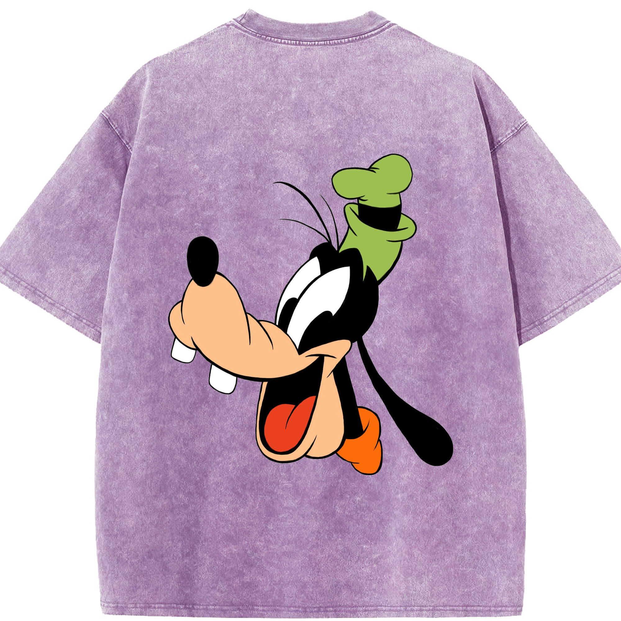 （画像用） ミッキーマウス Mickey Mouse 綿100% ヴィンテージ風 半袖Tシャツ（背面プリント）