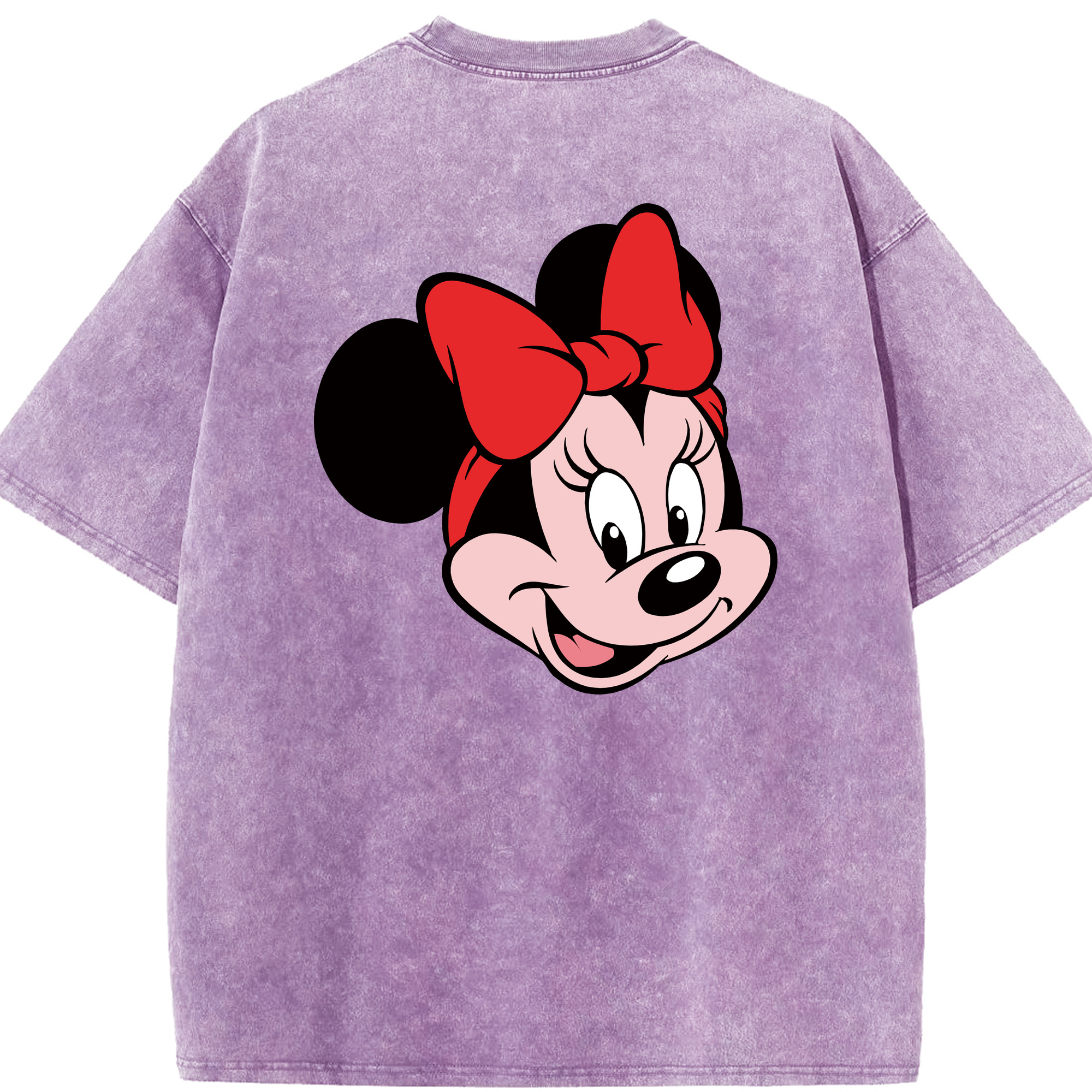 （画像用） ミッキーマウス Mickey Mouse 綿100% ヴィンテージ風 半袖Tシャツ（背面プリント）