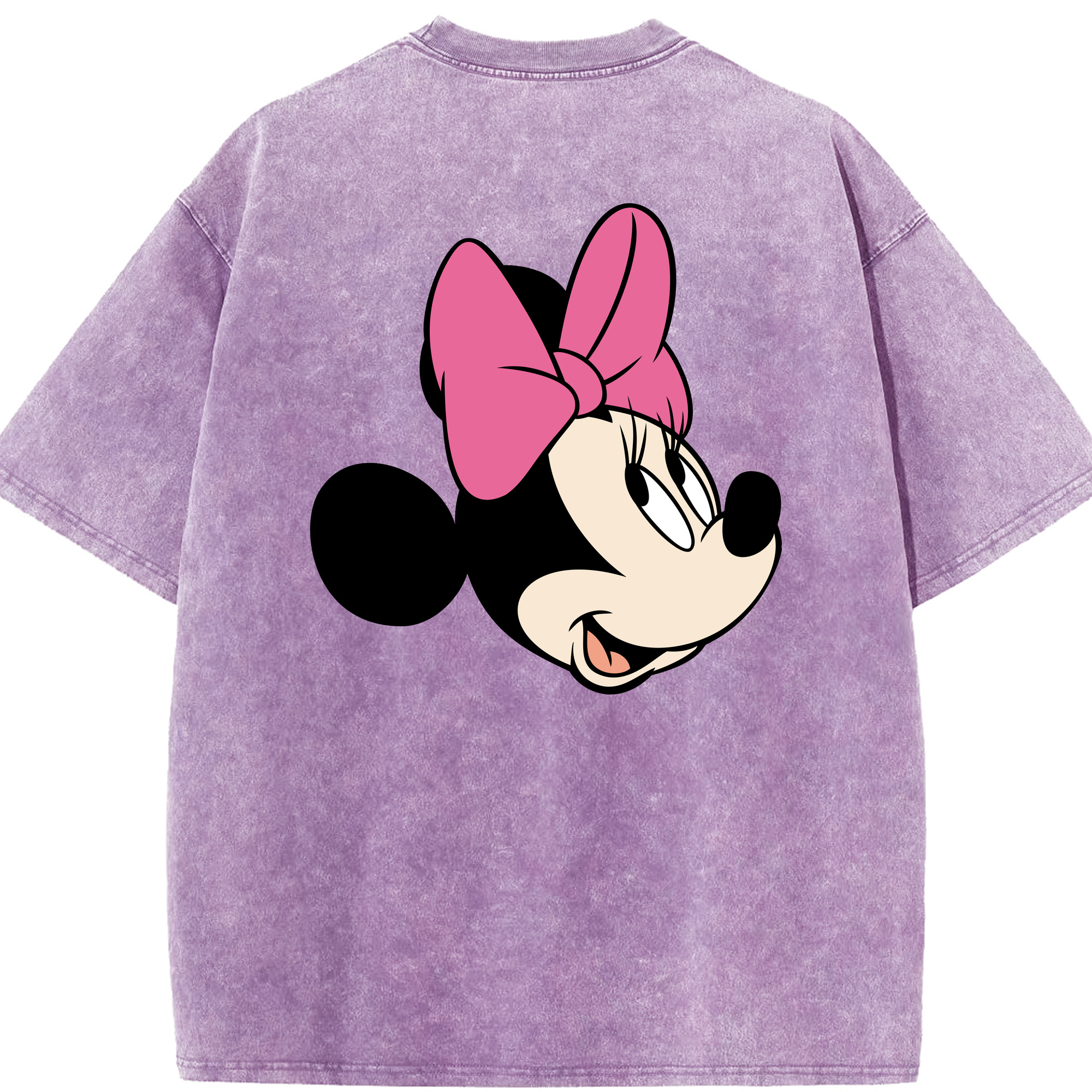 （画像用） ミッキーマウス Mickey Mouse 綿100% ヴィンテージ風 半袖Tシャツ（背面プリント）
