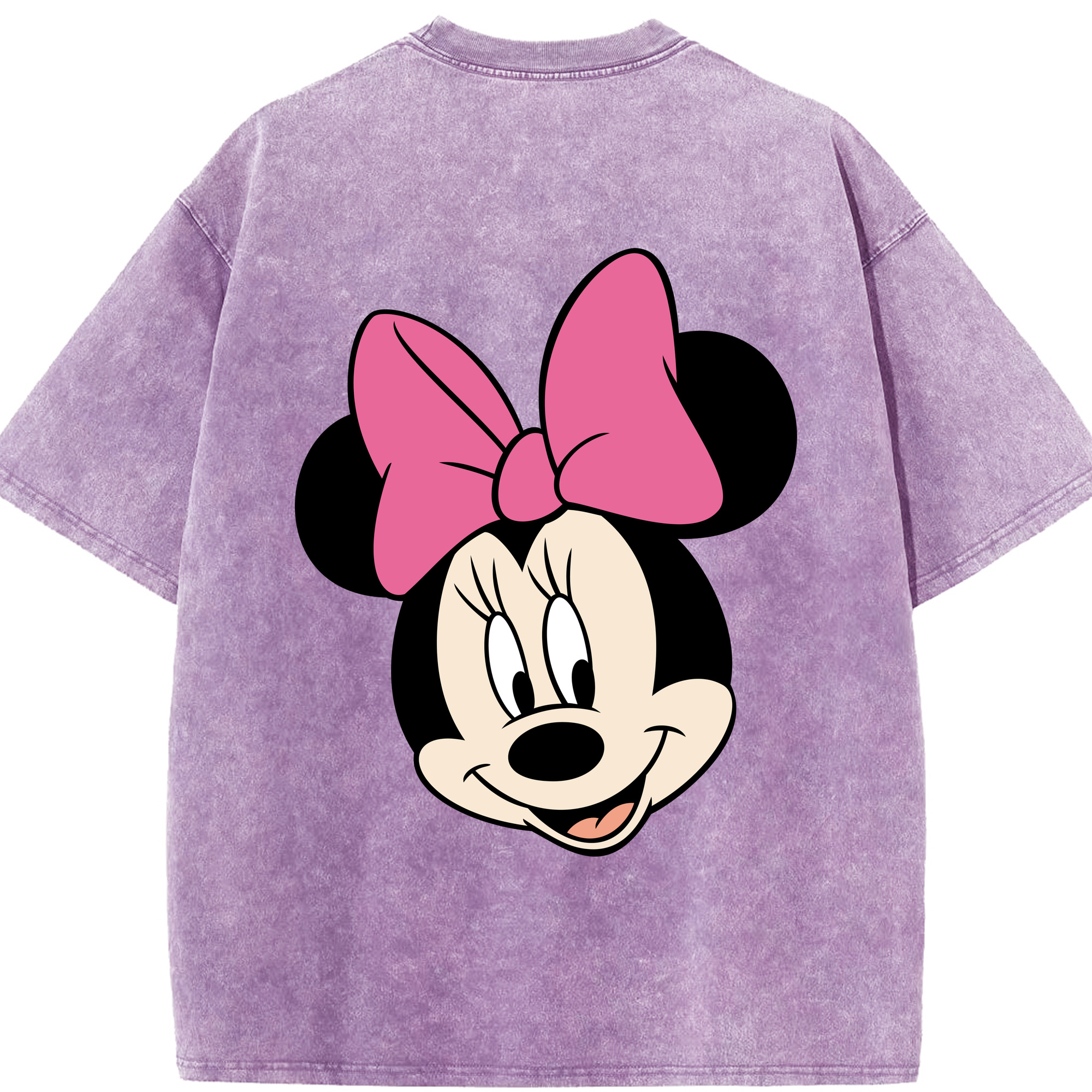 （画像用） ミッキーマウス Mickey Mouse 綿100% ヴィンテージ風 半袖Tシャツ（背面プリント）