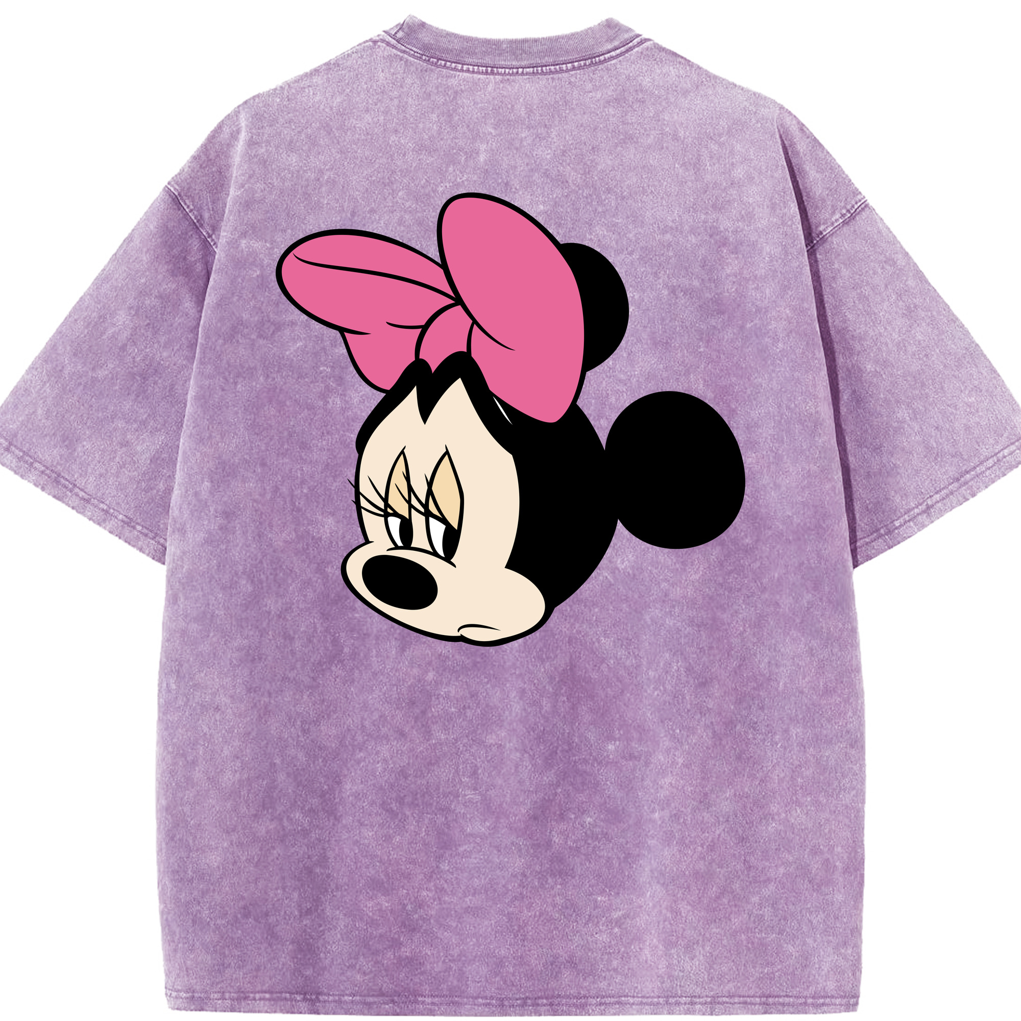 （画像用） ミッキーマウス Mickey Mouse 綿100% ヴィンテージ風 半袖Tシャツ（背面プリント）