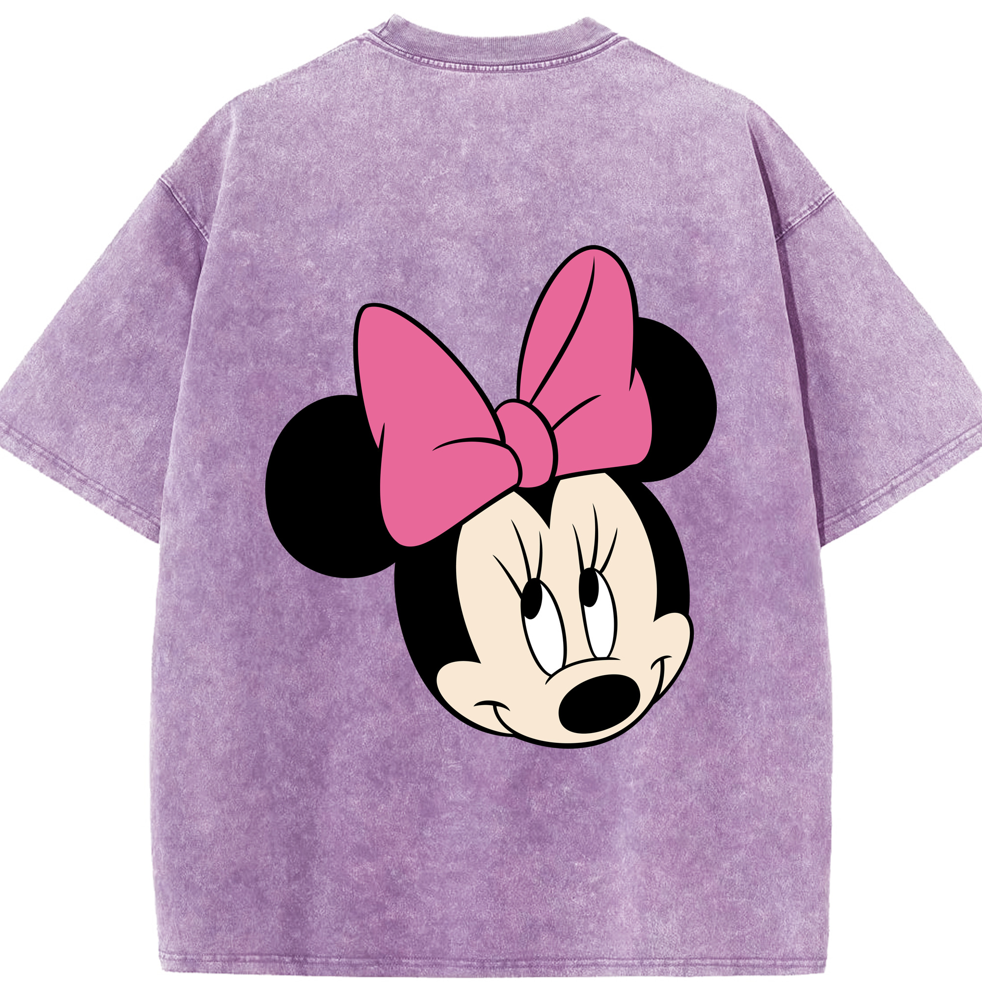 （画像用） ミッキーマウス Mickey Mouse 綿100% ヴィンテージ風 半袖Tシャツ（背面プリント）
