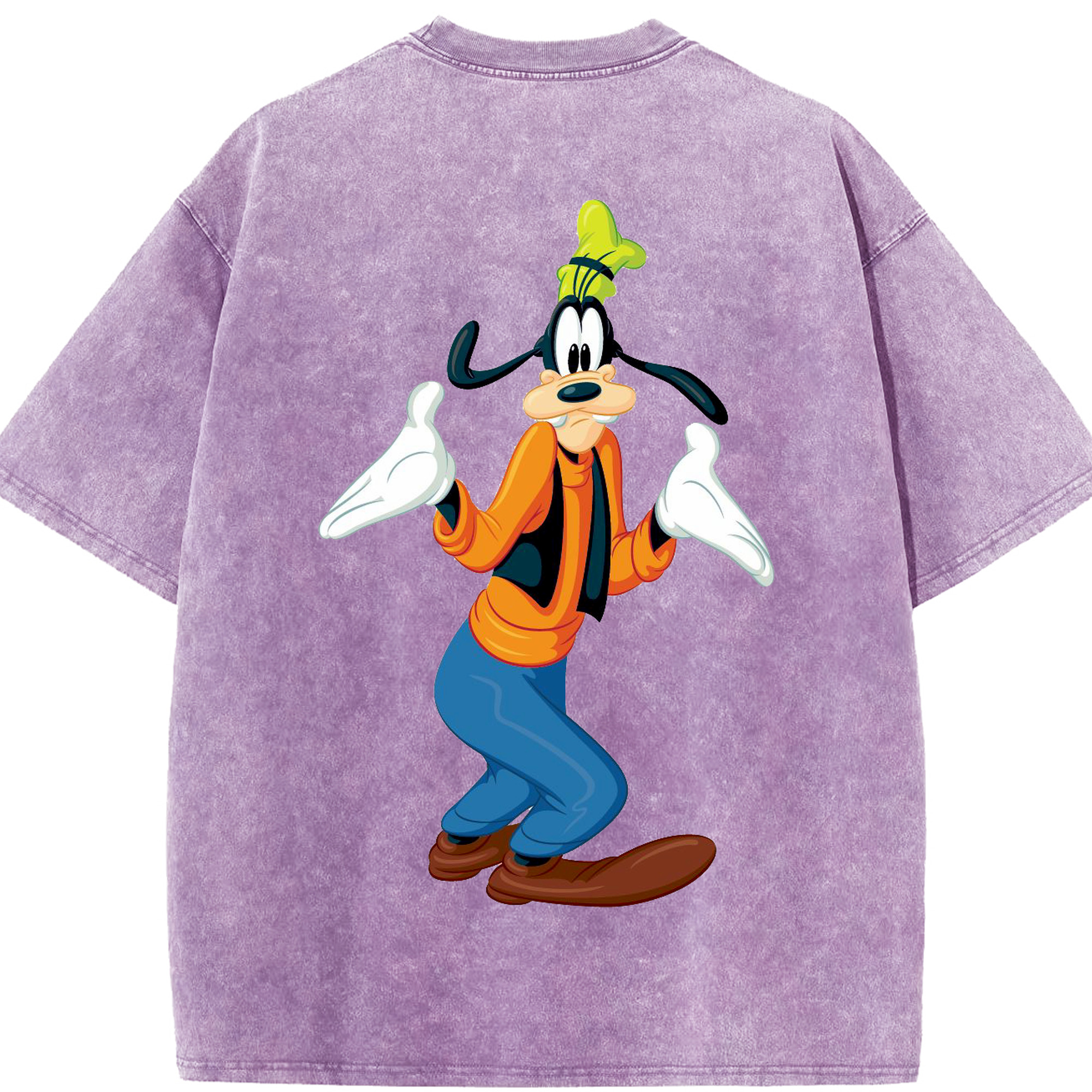 （画像用） ミッキーマウス Mickey Mouse 綿100% ヴィンテージ風 半袖Tシャツ（背面プリント）