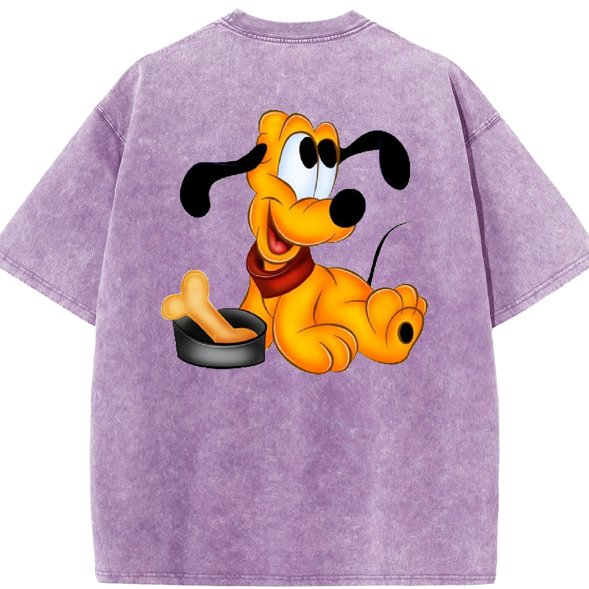 （画像用） ミッキーマウス Mickey Mouse 綿100% ヴィンテージ風 半袖Tシャツ（背面プリント）