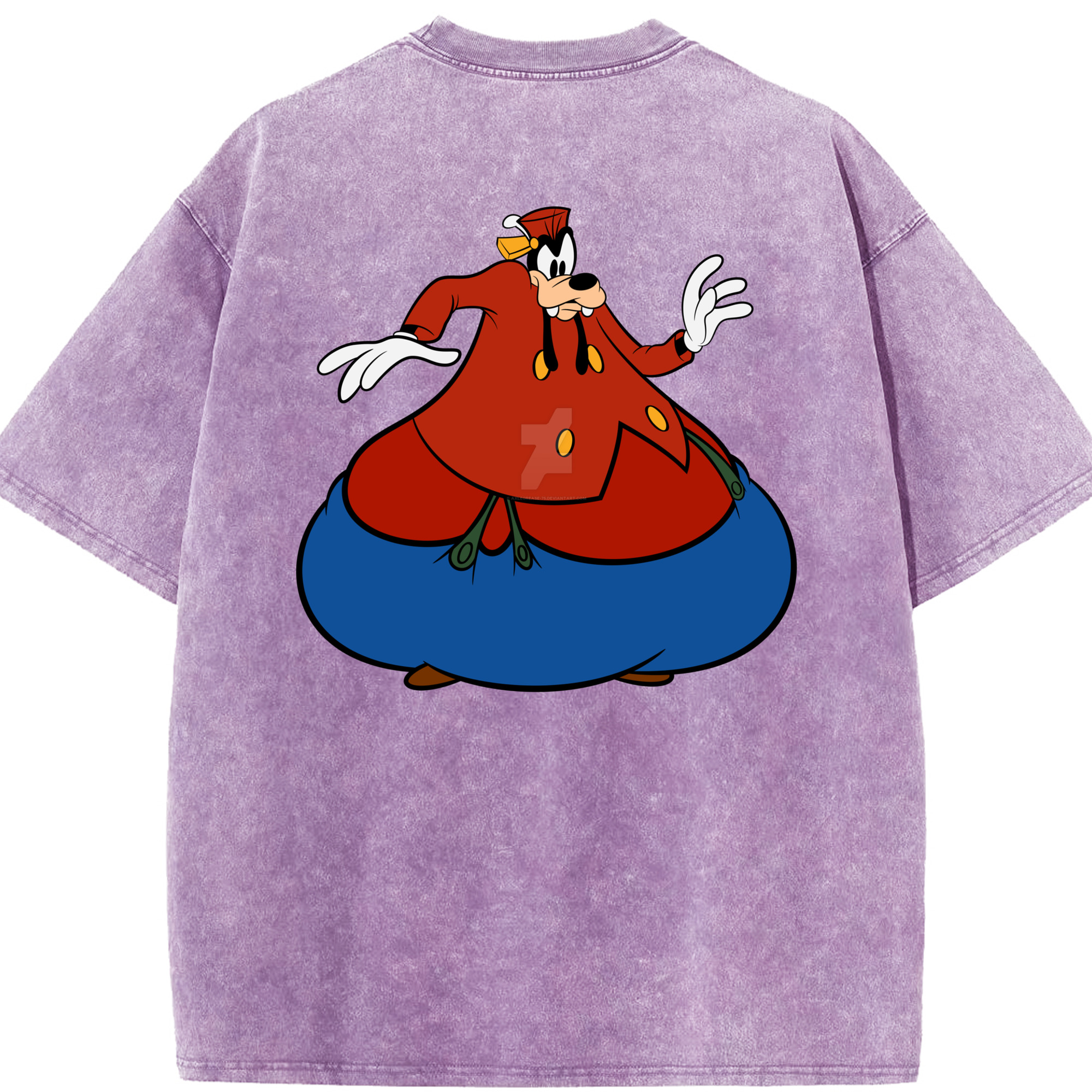 （画像用） ミッキーマウス Mickey Mouse 綿100% ヴィンテージ風 半袖Tシャツ（背面プリント）