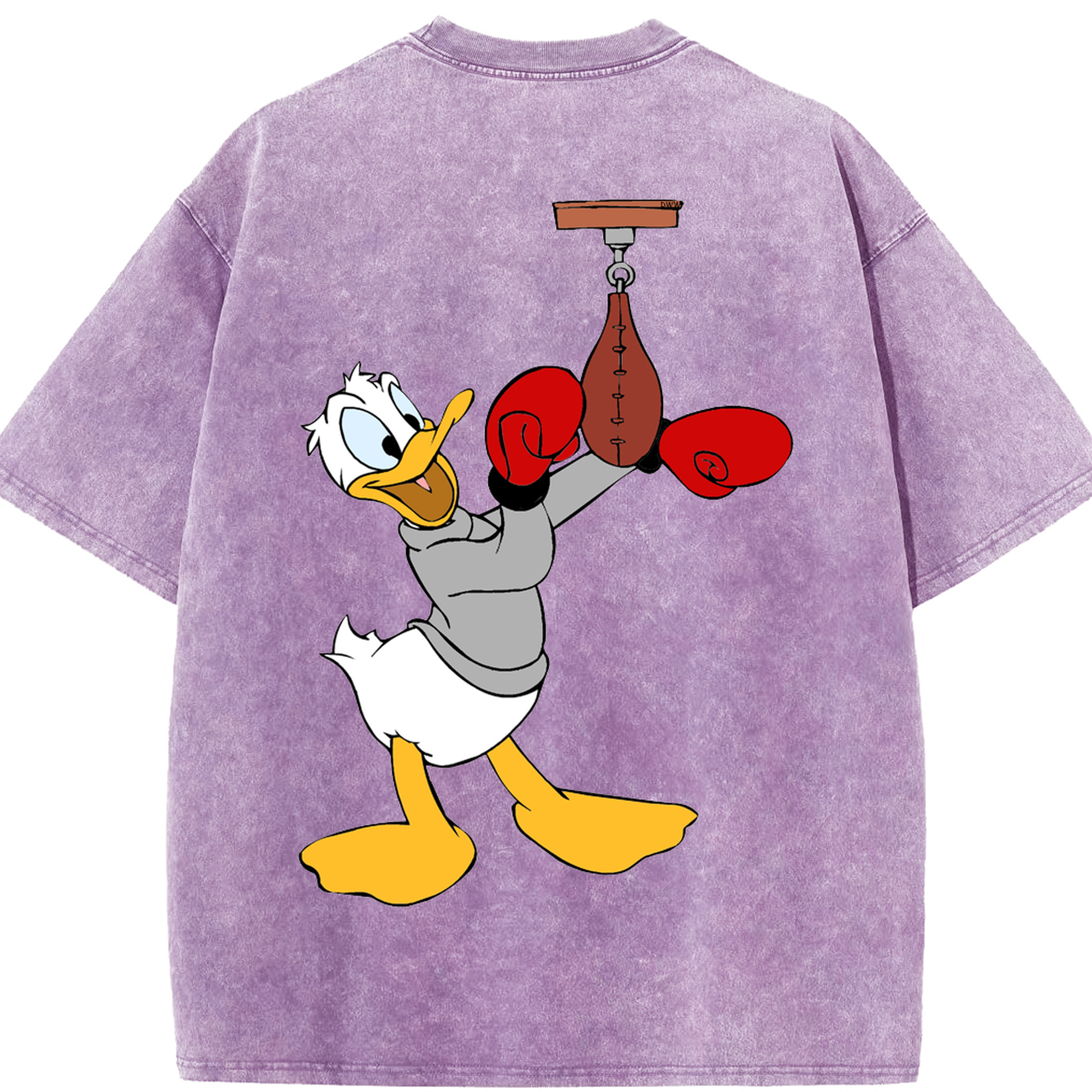 （画像用） ミッキーマウス Mickey Mouse 綿100% ヴィンテージ風 半袖Tシャツ（背面プリント）