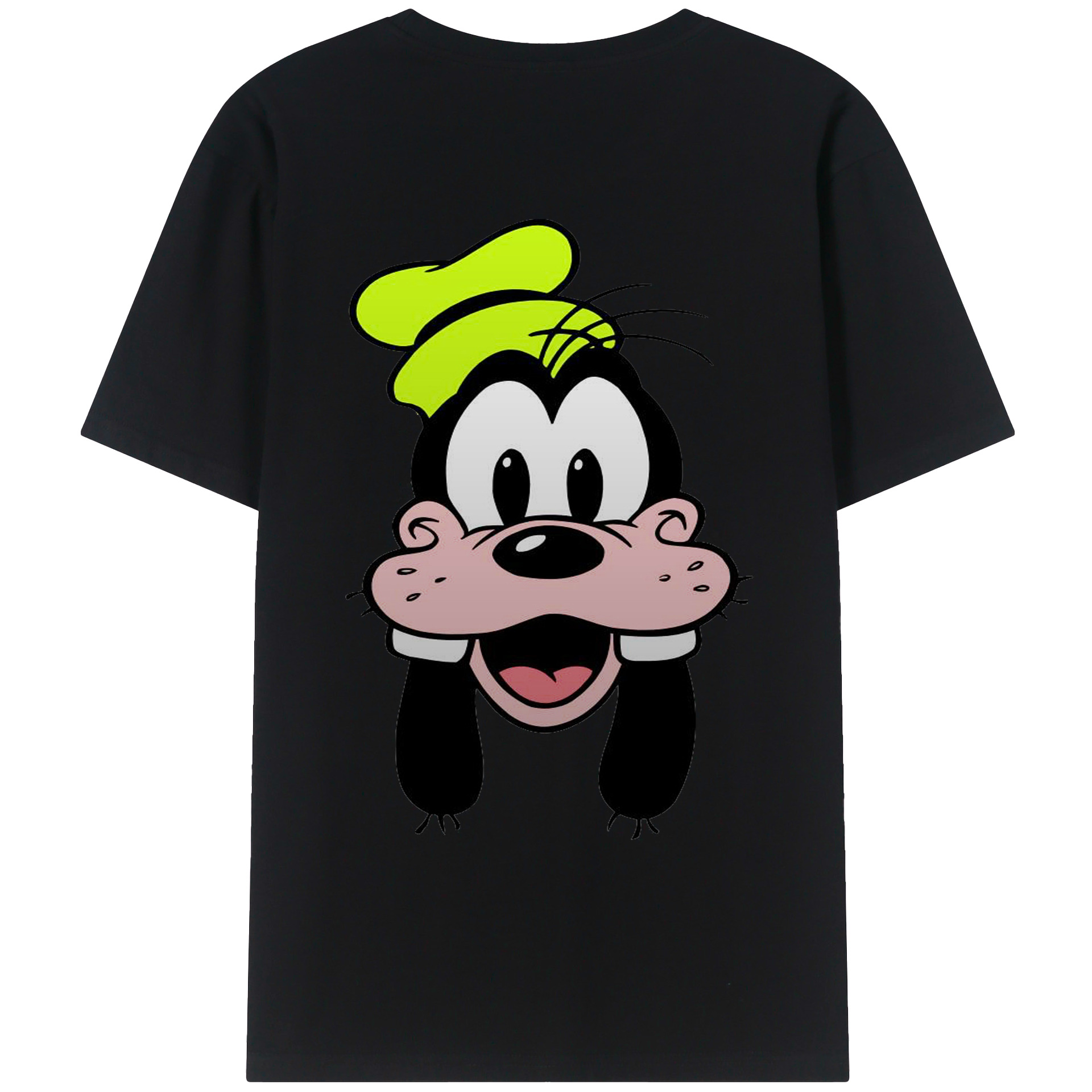 ミッキーマウス Mickey Mouse 綿100％ メンズ半袖Tシャツ（バックプリント） 通気性