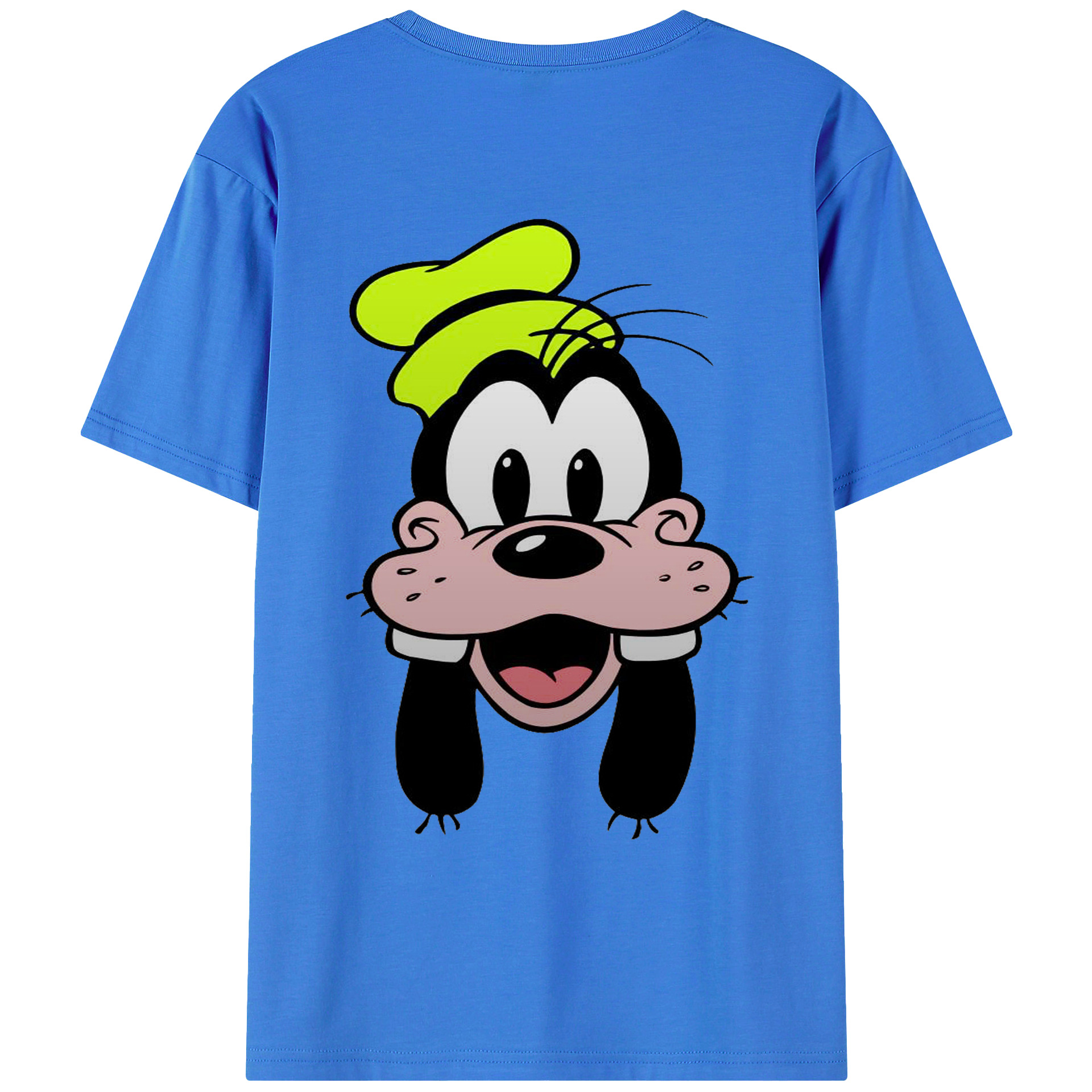 ミッキーマウス Mickey Mouse 綿100％ メンズ半袖Tシャツ（バックプリント） 通気性
