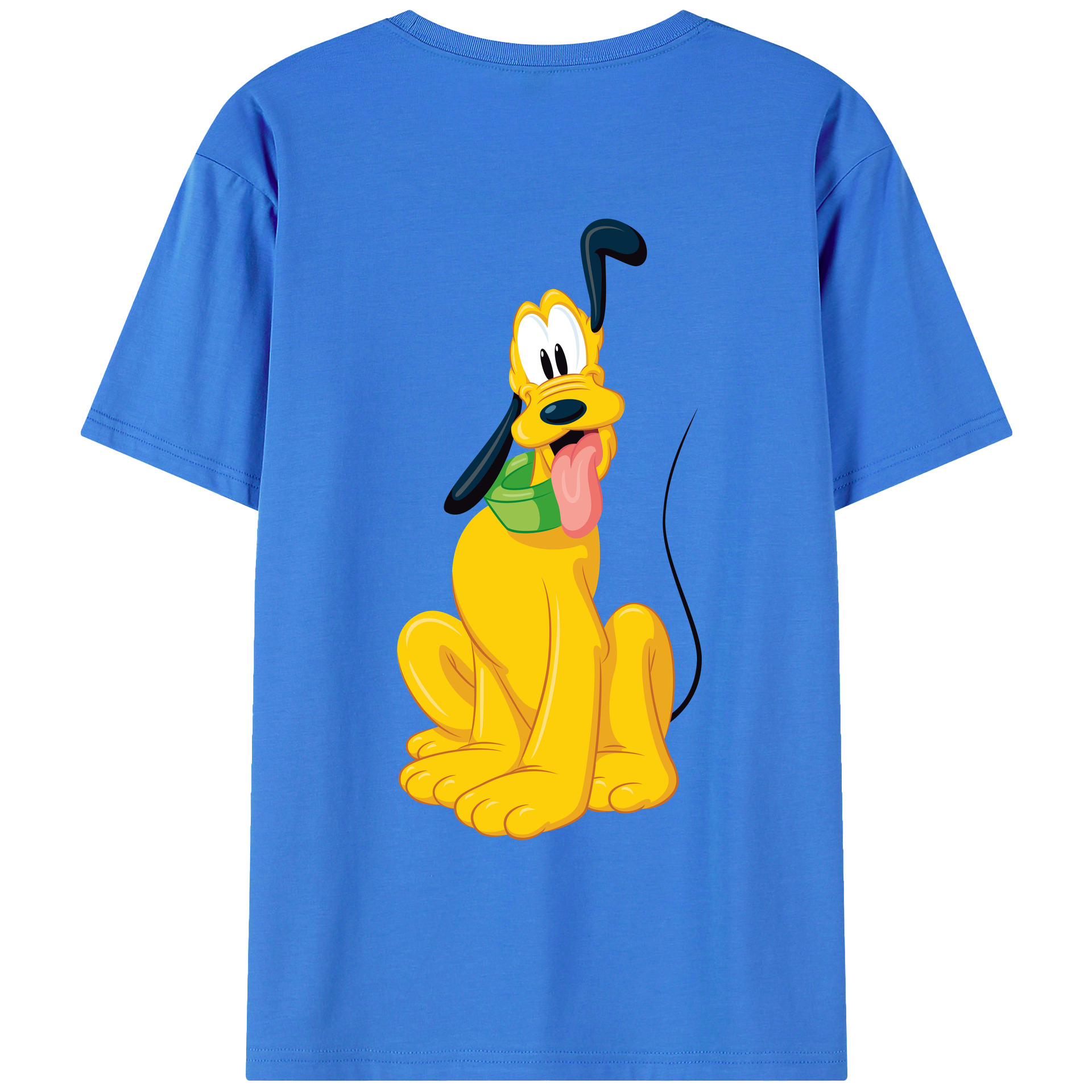 ミッキーマウス Mickey Mouse 綿100％ メンズ半袖Tシャツ（バックプリント） 通気性