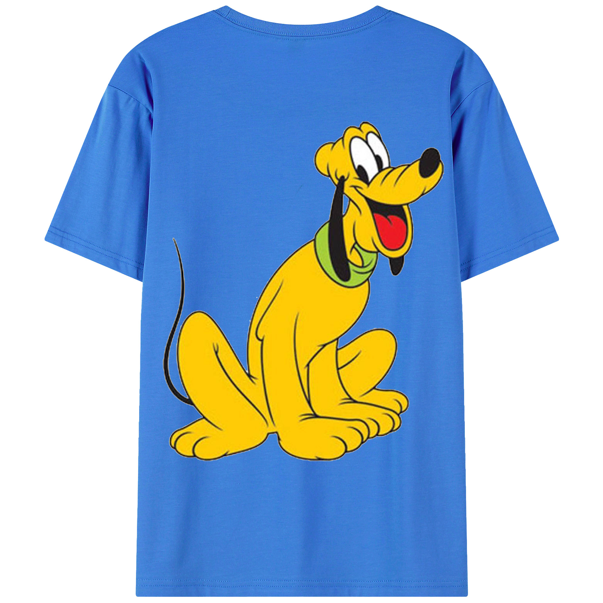 ミッキーマウス Mickey Mouse 綿100％ メンズ半袖Tシャツ（バックプリント） 通気性