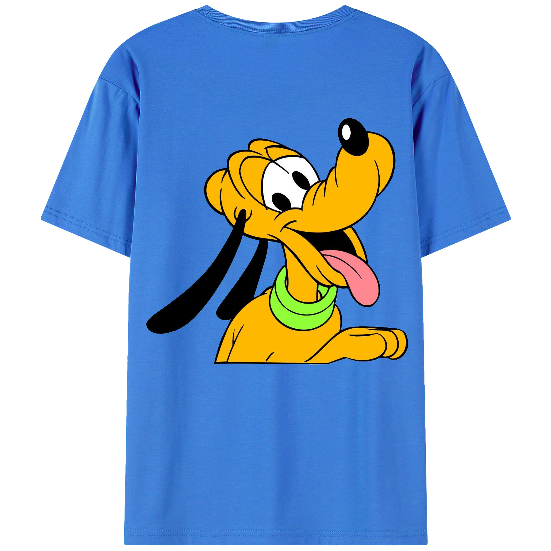 ミッキーマウス Mickey Mouse 綿100％ メンズ半袖Tシャツ（バックプリント） 通気性
