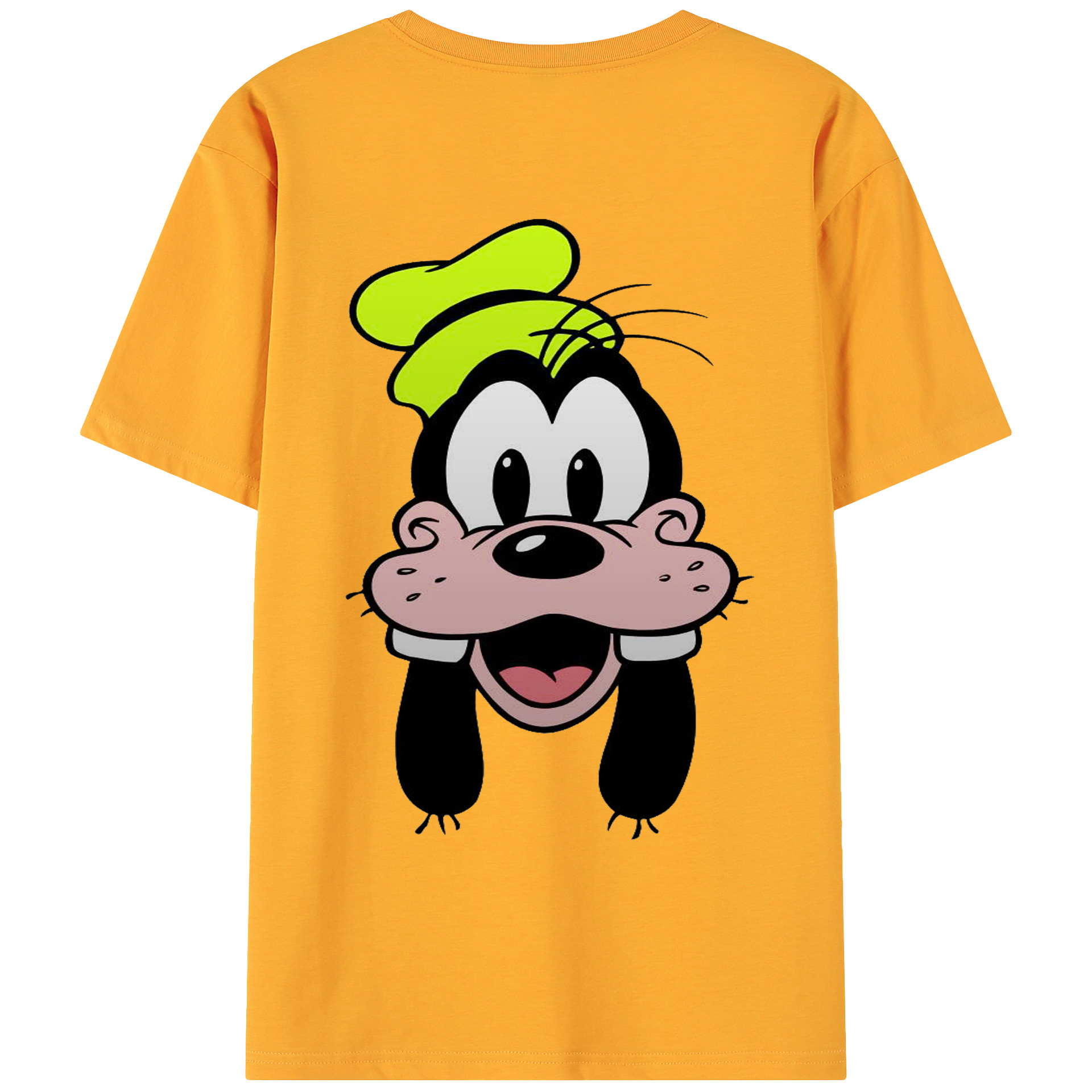 ミッキーマウス Mickey Mouse 綿100％ メンズ半袖Tシャツ（バックプリント） 通気性