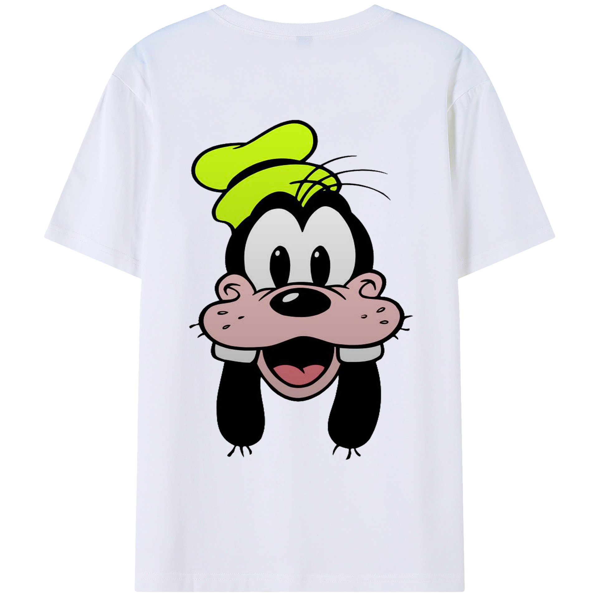 ミッキーマウス Mickey Mouse 綿100％ メンズ半袖Tシャツ（バックプリント） 通気性