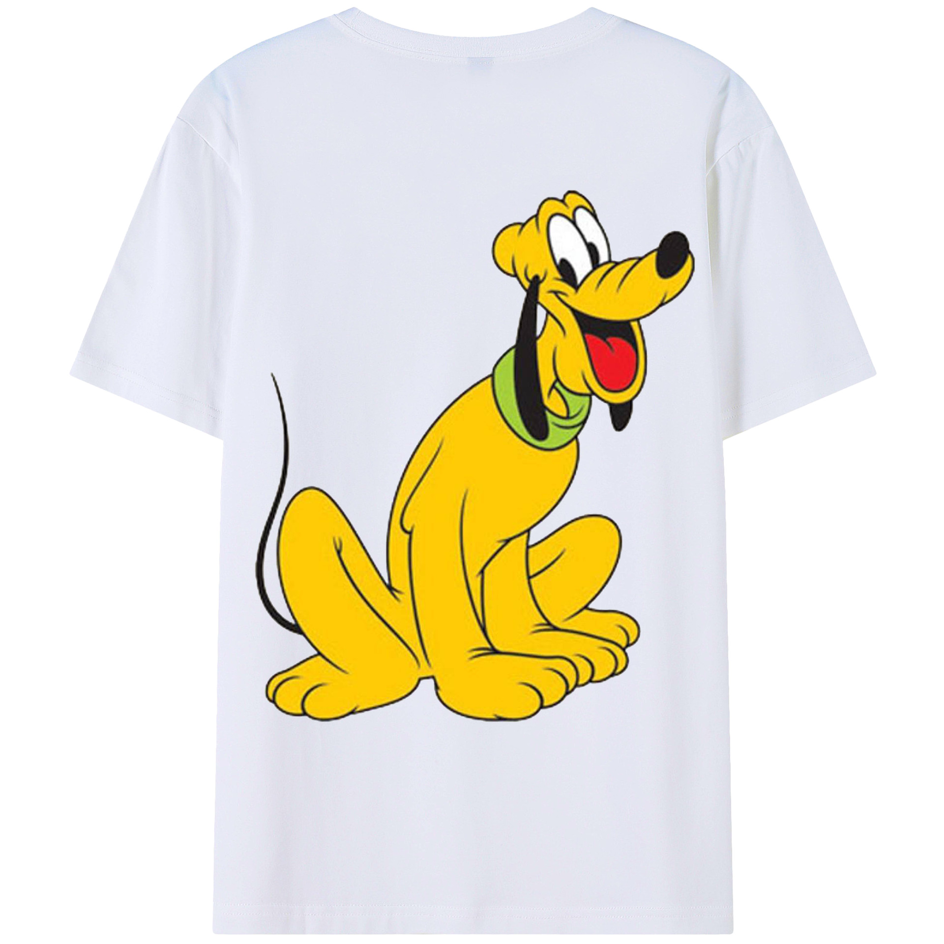 ミッキーマウス Mickey Mouse 綿100％ メンズ半袖Tシャツ（バックプリント） 通気性