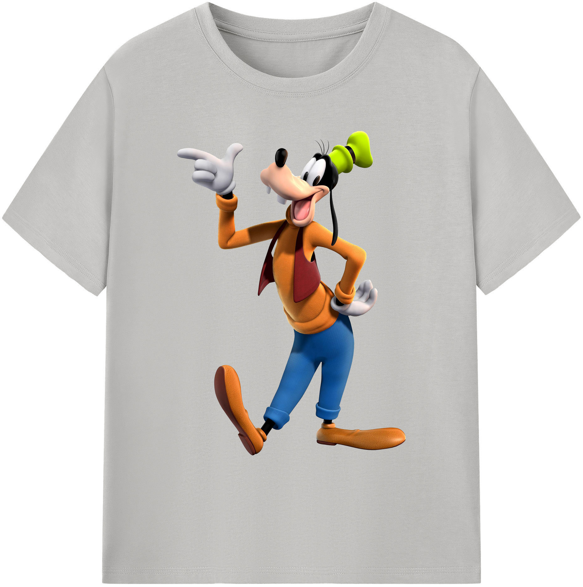 ミッキーマウス Mickey Mouse 綿100％ メンズ半袖Tシャツ｜肌触りやわらか＆通気性