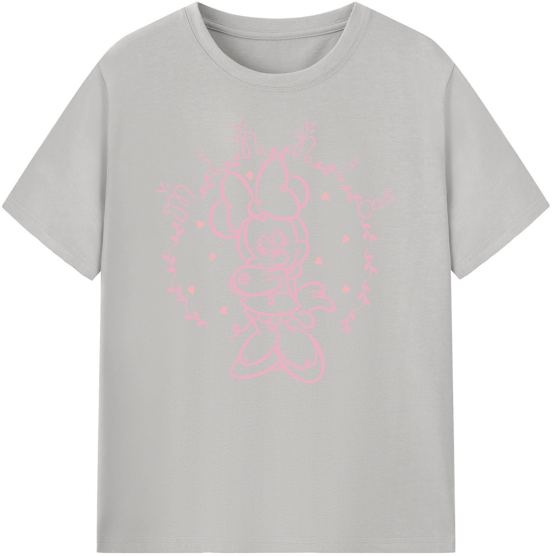 ミッキーマウス Mickey Mouse 綿100％ メンズ半袖Tシャツ｜肌触りやわらか＆通気性