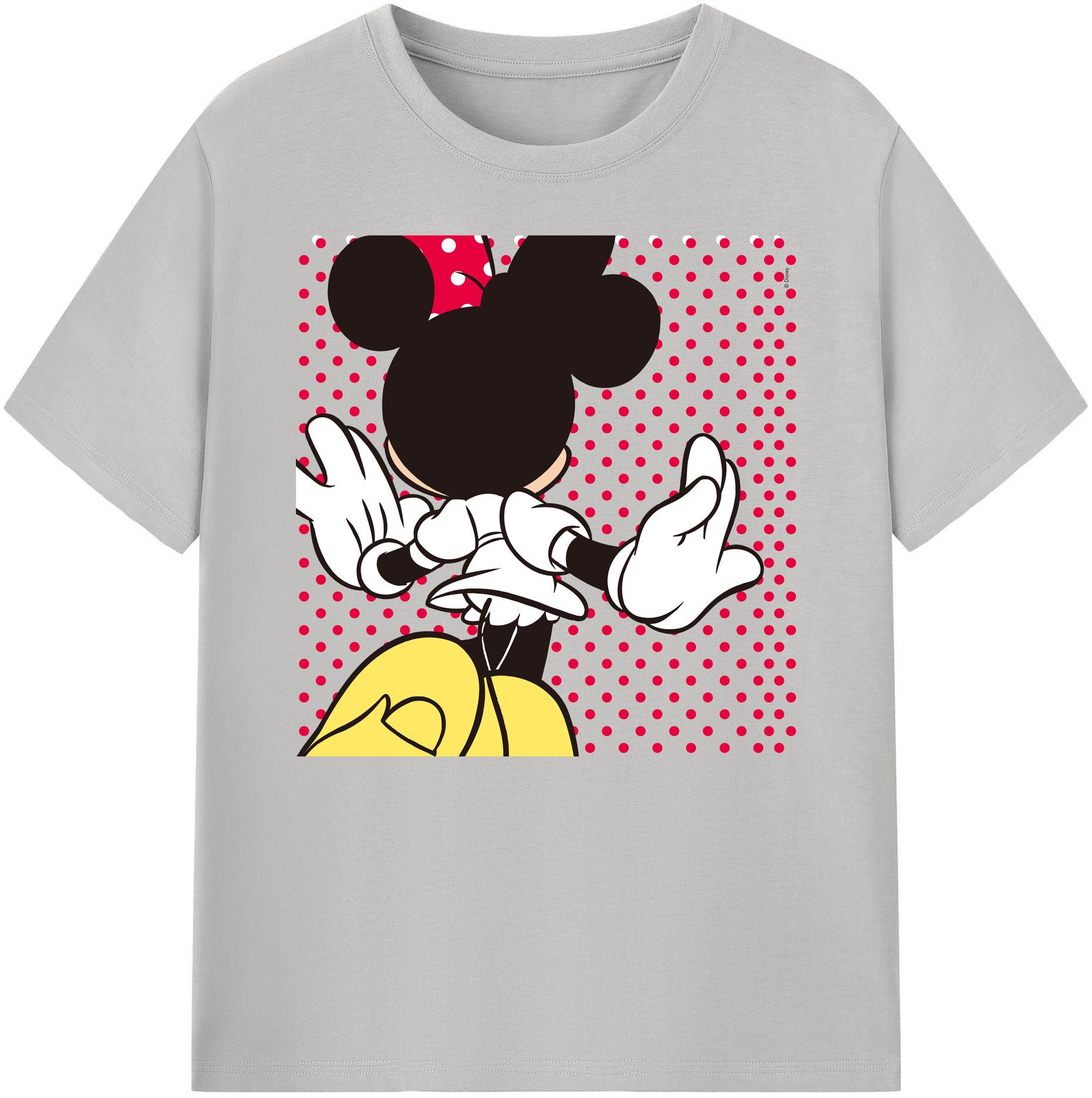 ミッキーマウス Mickey Mouse 綿100％ メンズ半袖Tシャツ｜肌触りやわらか＆通気性