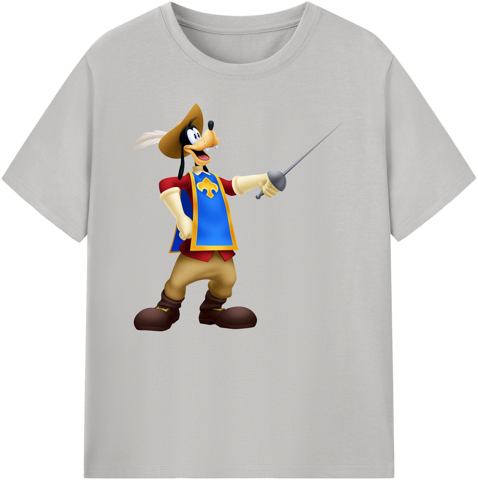 ミッキーマウス Mickey Mouse 綿100％ メンズ半袖Tシャツ｜肌触りやわらか＆通気性
