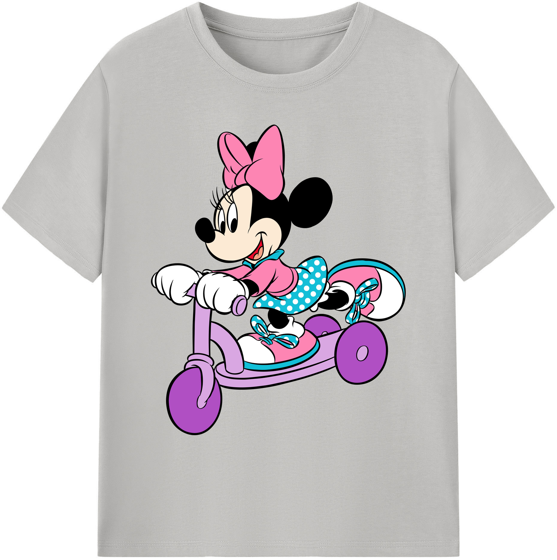 ミッキーマウス Mickey Mouse 綿100％ メンズ半袖Tシャツ｜肌触りやわらか＆通気性