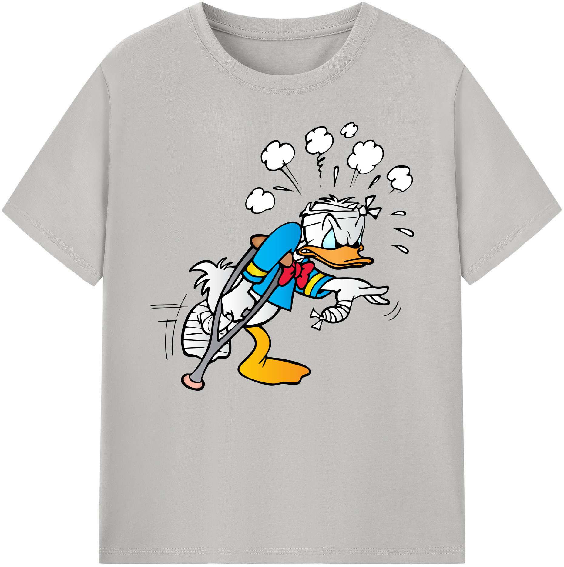 ミッキーマウス Mickey Mouse 綿100％ メンズ半袖Tシャツ｜肌触りやわらか＆通気性