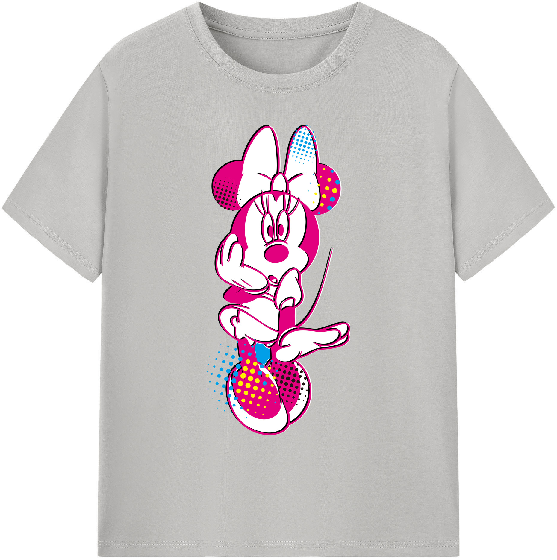ミッキーマウス Mickey Mouse 綿100％ メンズ半袖Tシャツ｜肌触りやわらか＆通気性