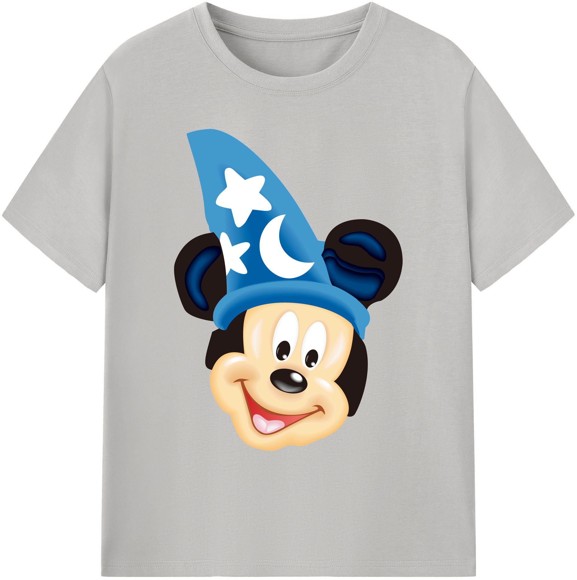 ミッキーマウス Mickey Mouse 綿100％ メンズ半袖Tシャツ｜肌触りやわらか＆通気性