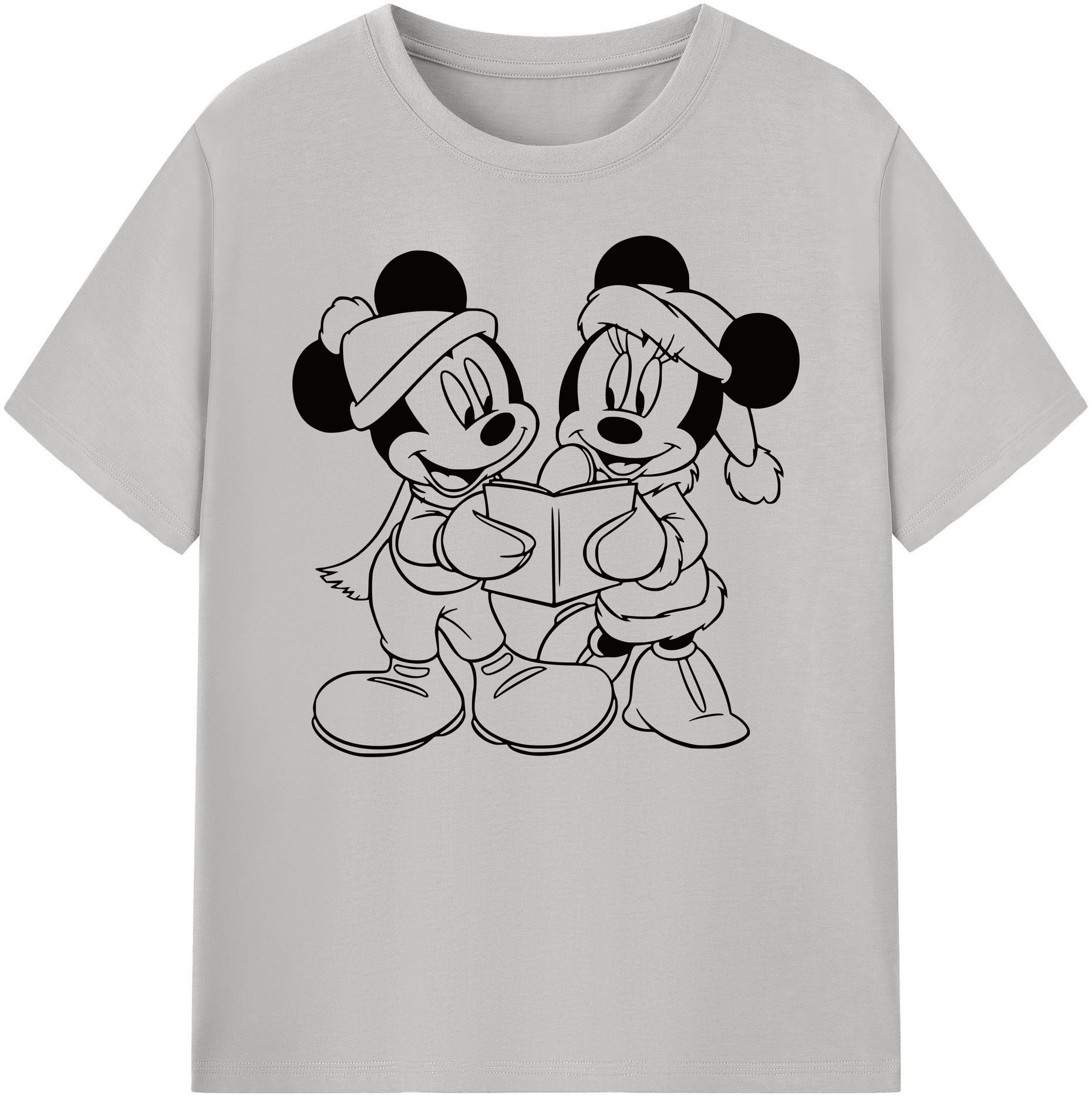 ミッキーマウス Mickey Mouse 綿100％ メンズ半袖Tシャツ｜肌触りやわらか＆通気性