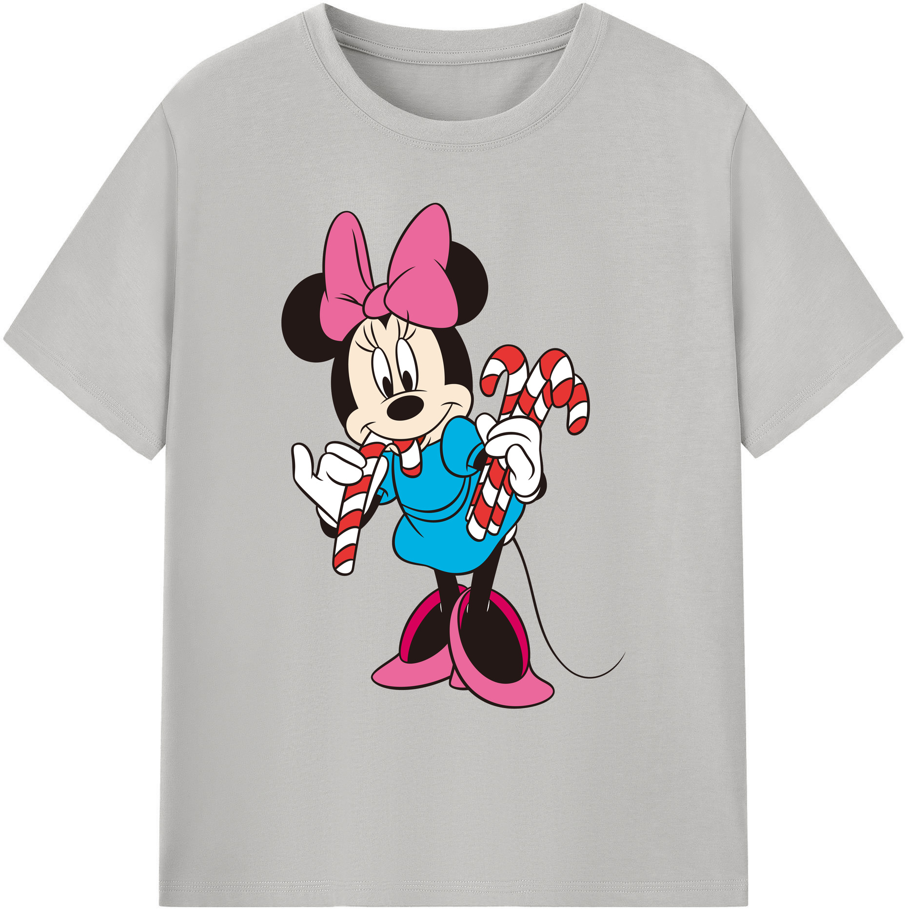 ミッキーマウス Mickey Mouse 綿100％ メンズ半袖Tシャツ｜肌触りやわらか＆通気性