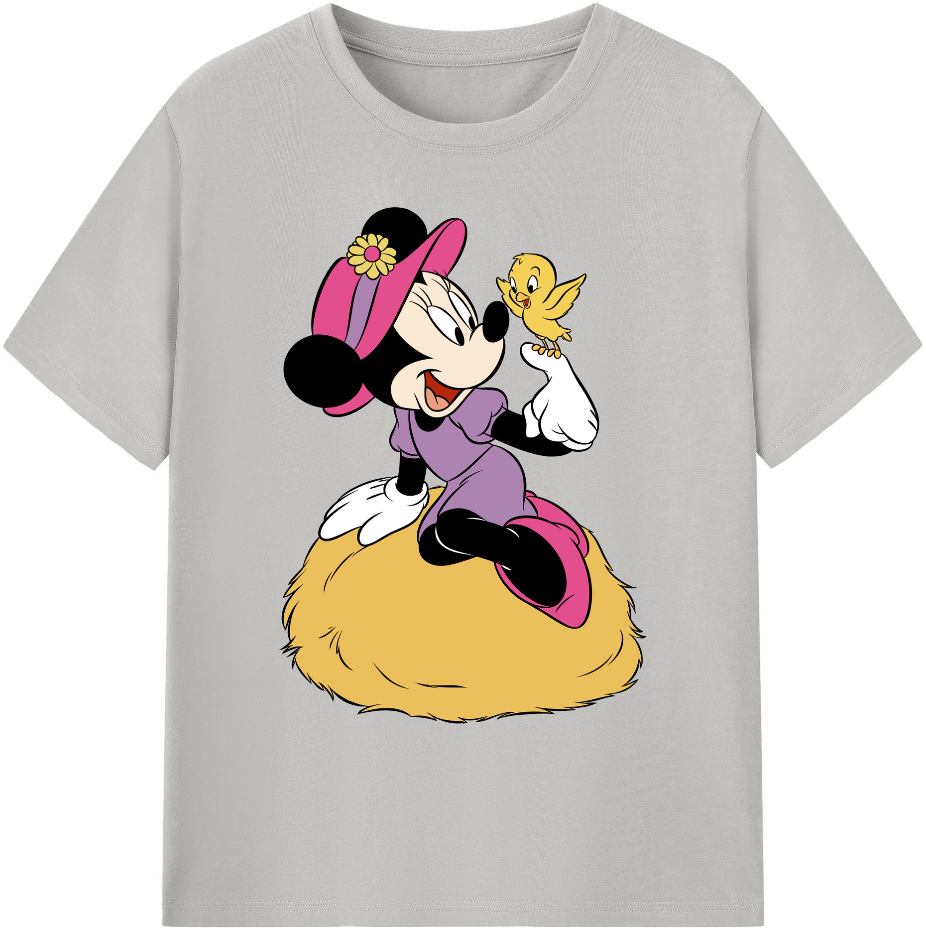 ミッキーマウス Mickey Mouse 綿100％ メンズ半袖Tシャツ｜肌触りやわらか＆通気性