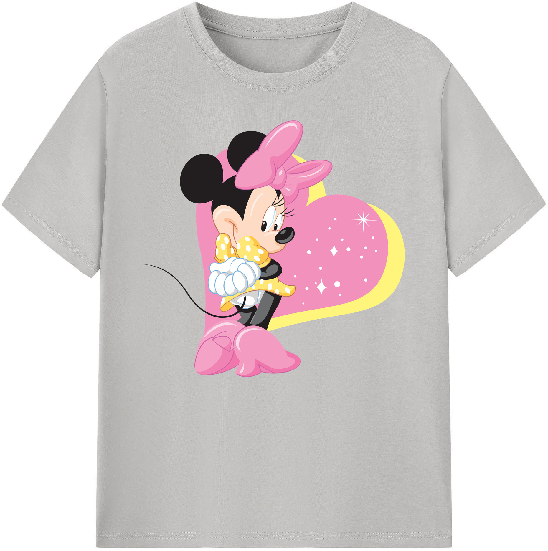 ミッキーマウス Mickey Mouse 綿100％ メンズ半袖Tシャツ｜肌触りやわらか＆通気性