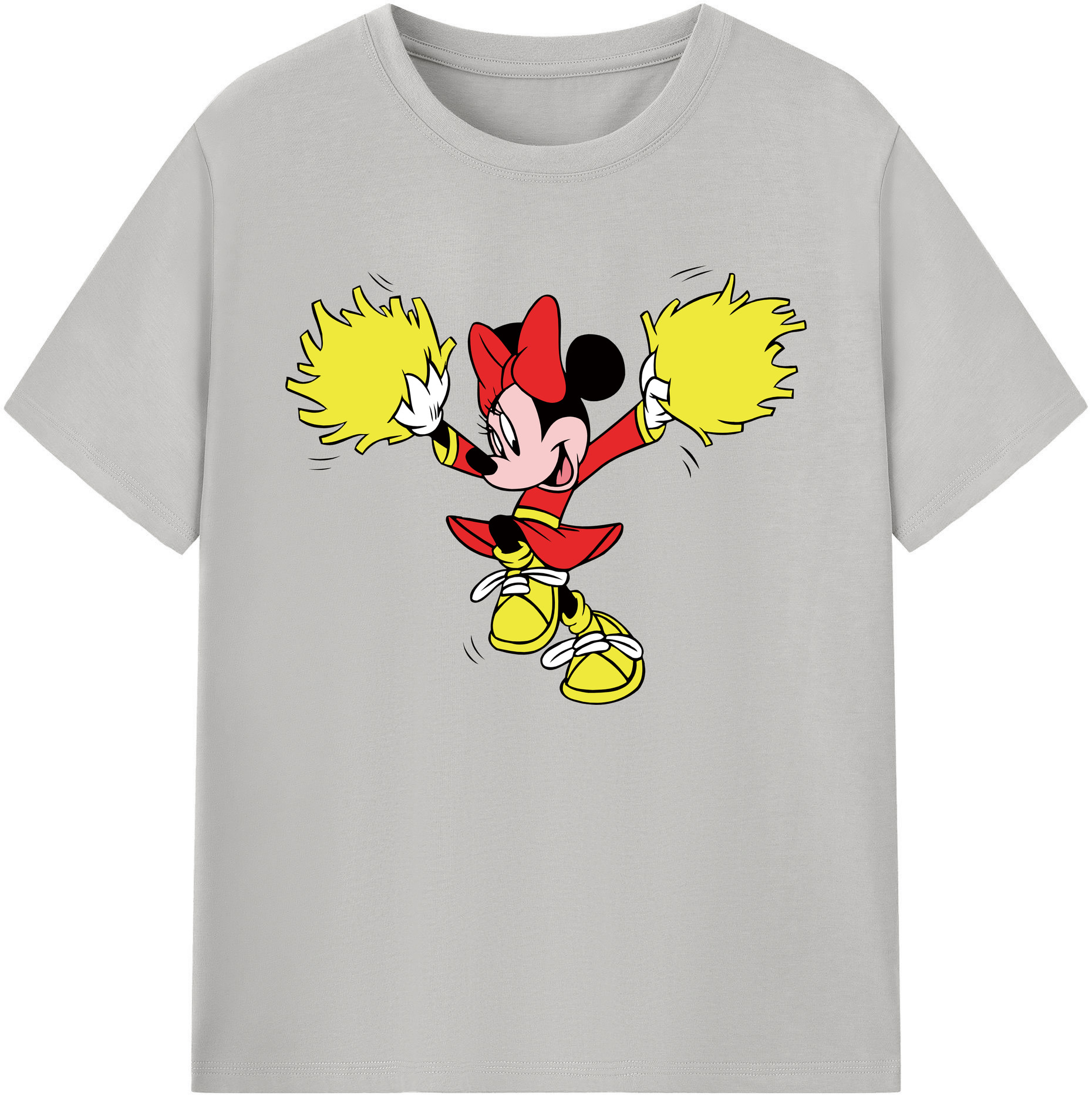 ミッキーマウス Mickey Mouse 綿100％ メンズ半袖Tシャツ｜肌触りやわらか＆通気性