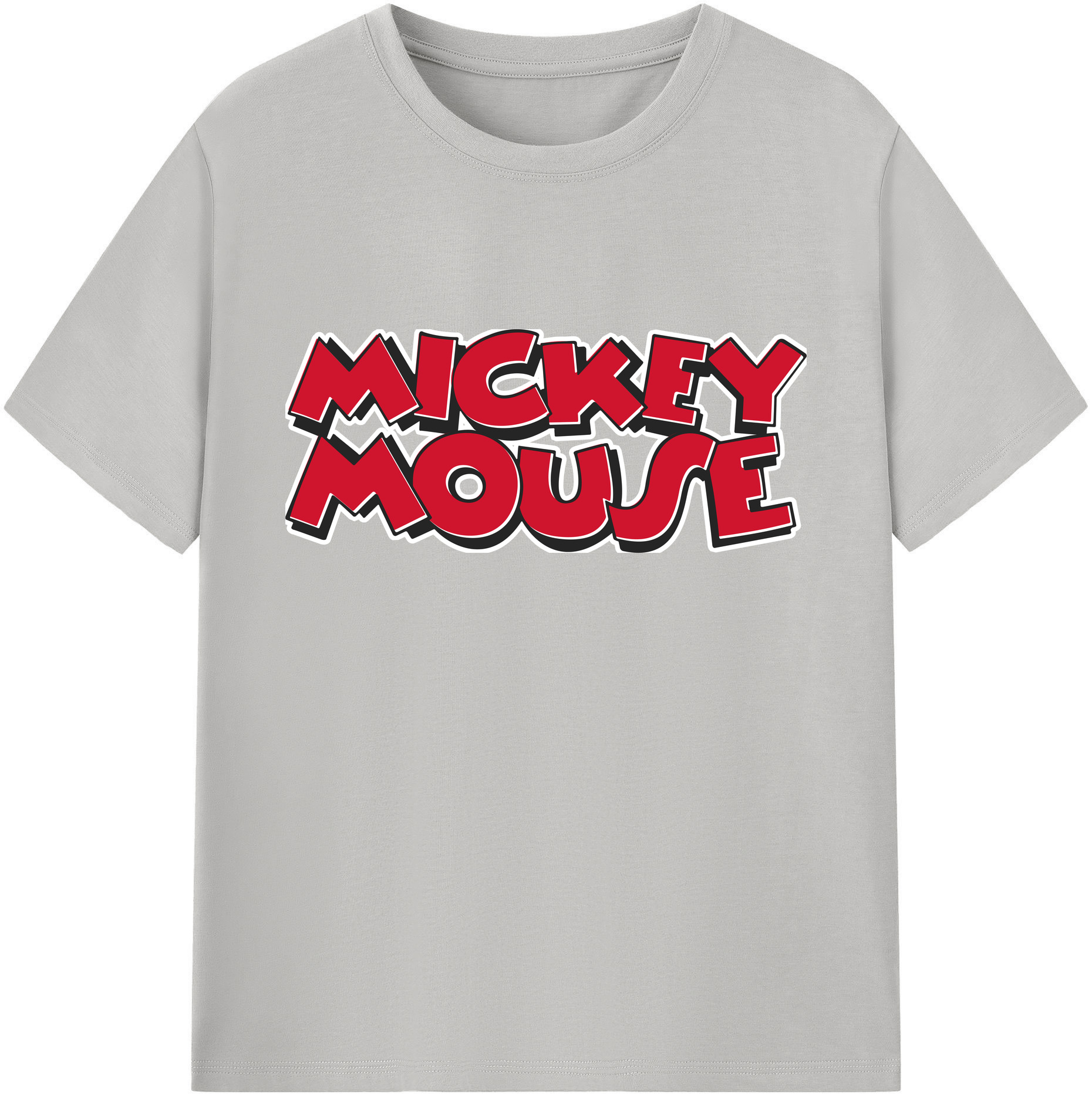 ミッキーマウス Mickey Mouse 綿100％ メンズ半袖Tシャツ｜肌触りやわらか＆通気性